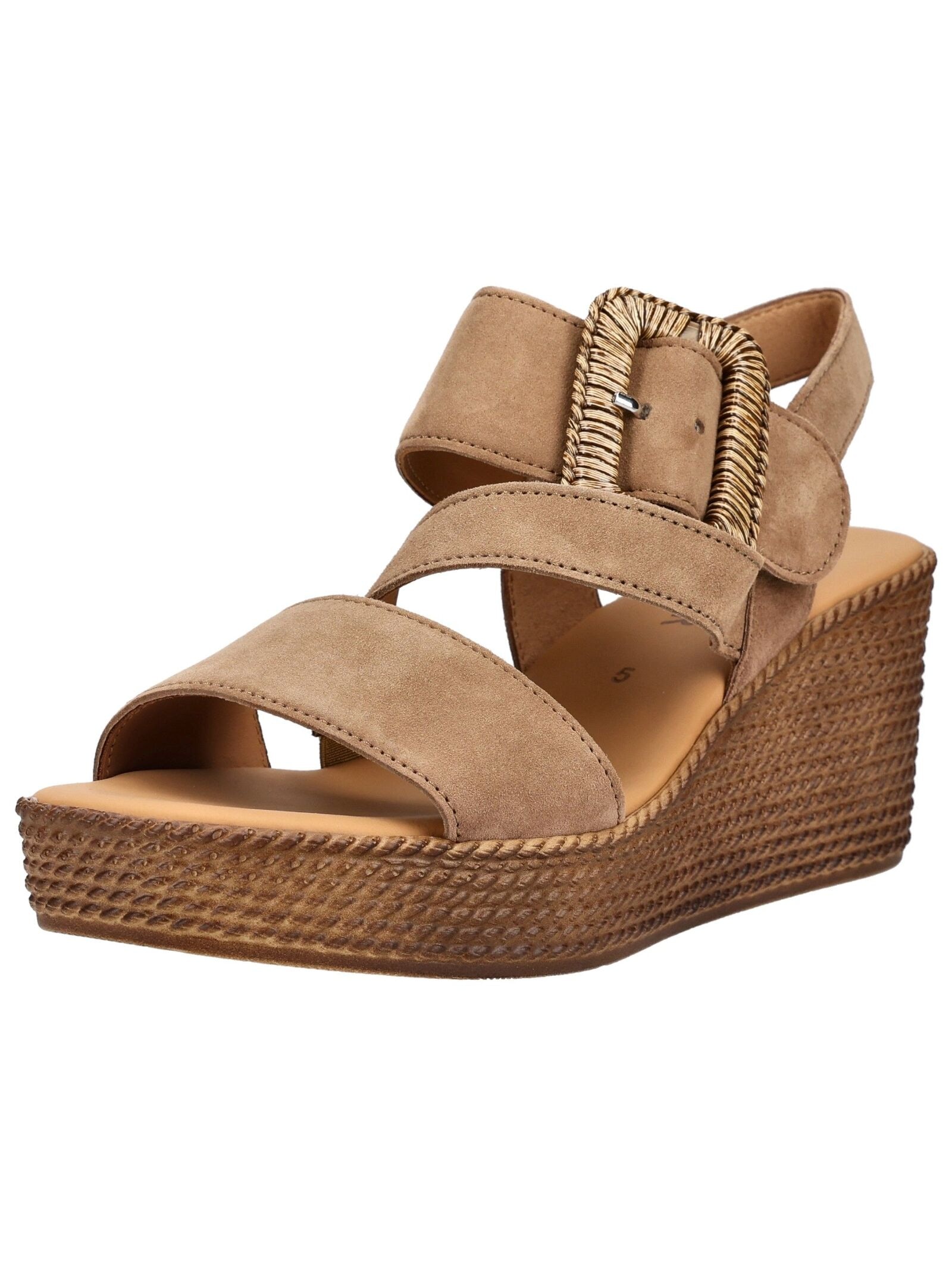 Gabor Keilsandalette "Gabor Sandalen Veloursleder" günstig online kaufen