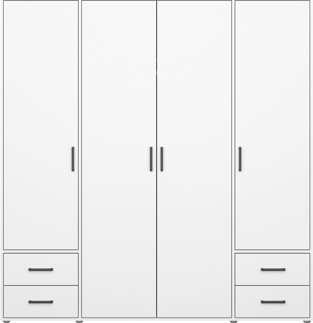 rauch Drehtürenschrank "Voyager, Kleiderschrank mit Außenschubkästen, Garde günstig online kaufen
