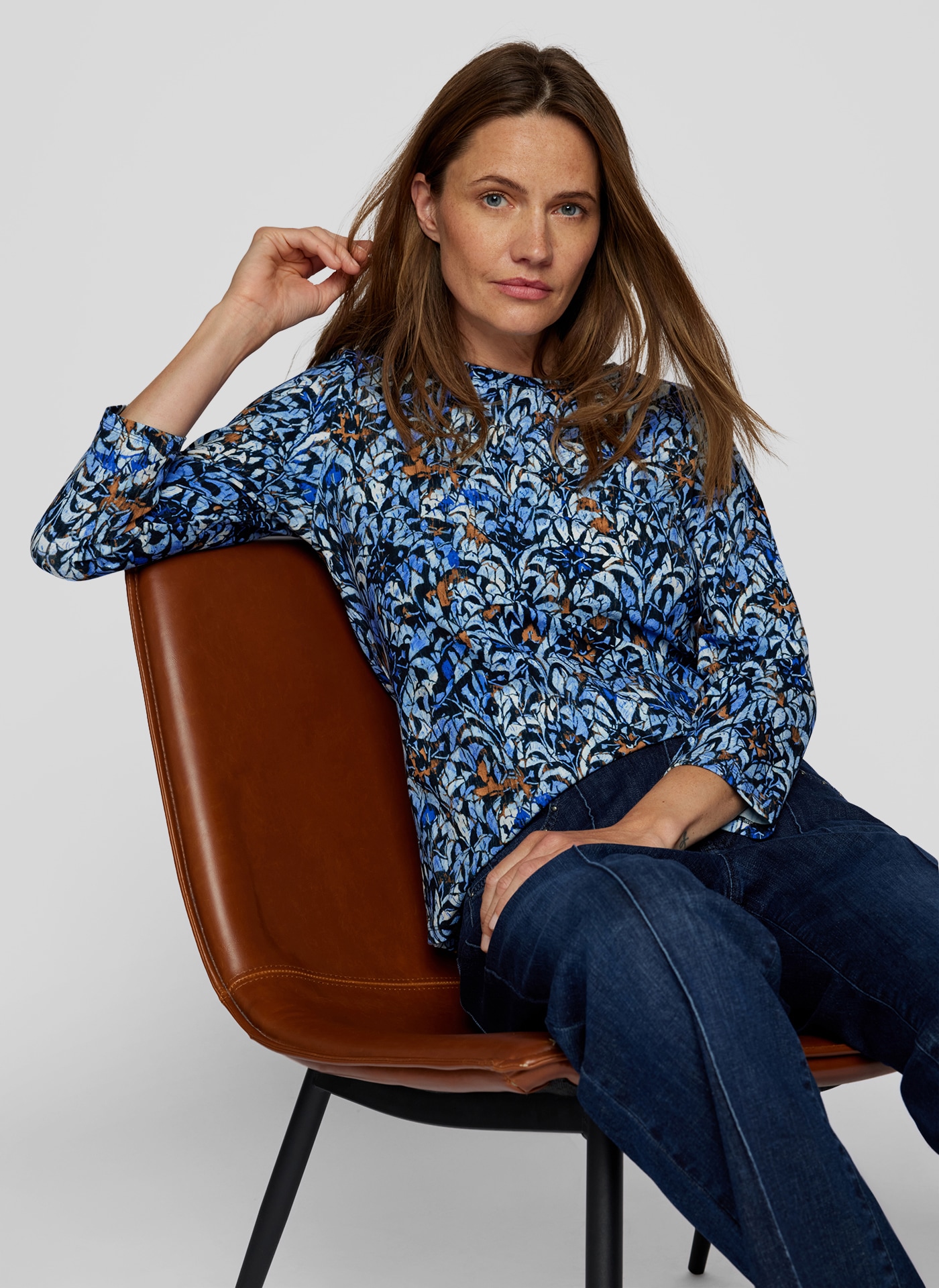 Rabe 3/4-Arm-Shirt, mit floralem Allover-Print
