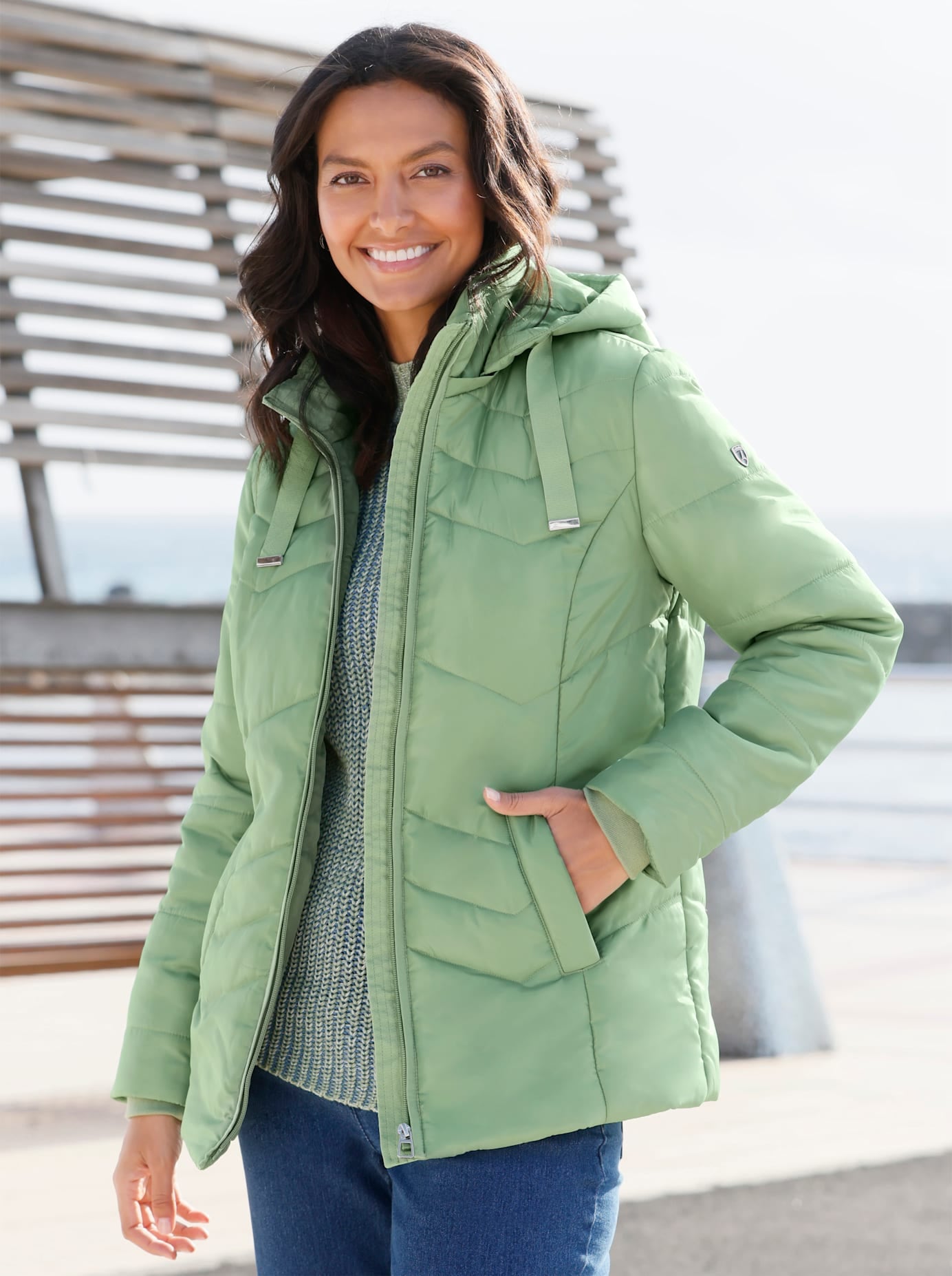 Casual Looks Steppjacke, mit Kapuze günstig online kaufen