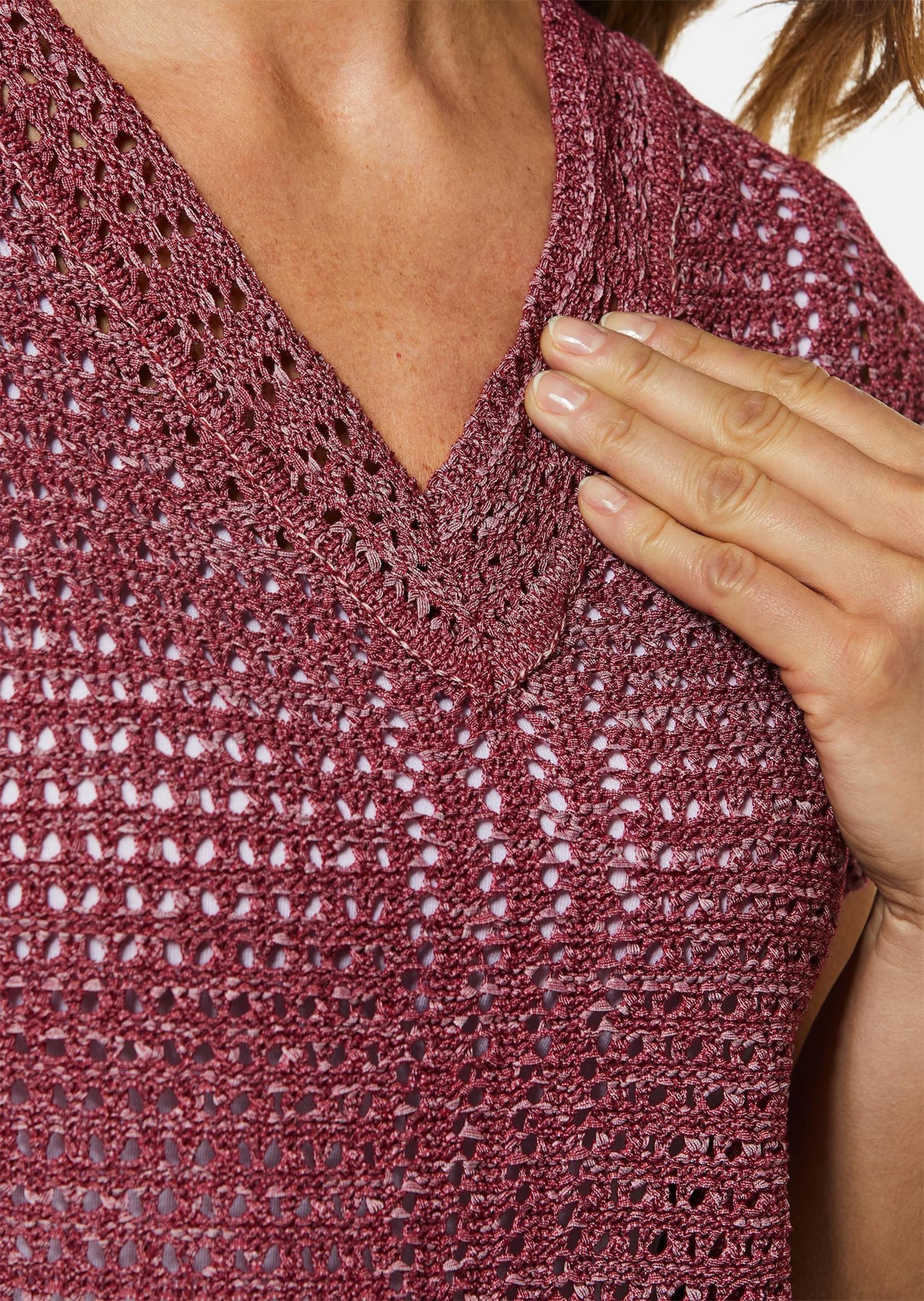 GOLDNER Strickpullover »Kurzgröße Pullover«