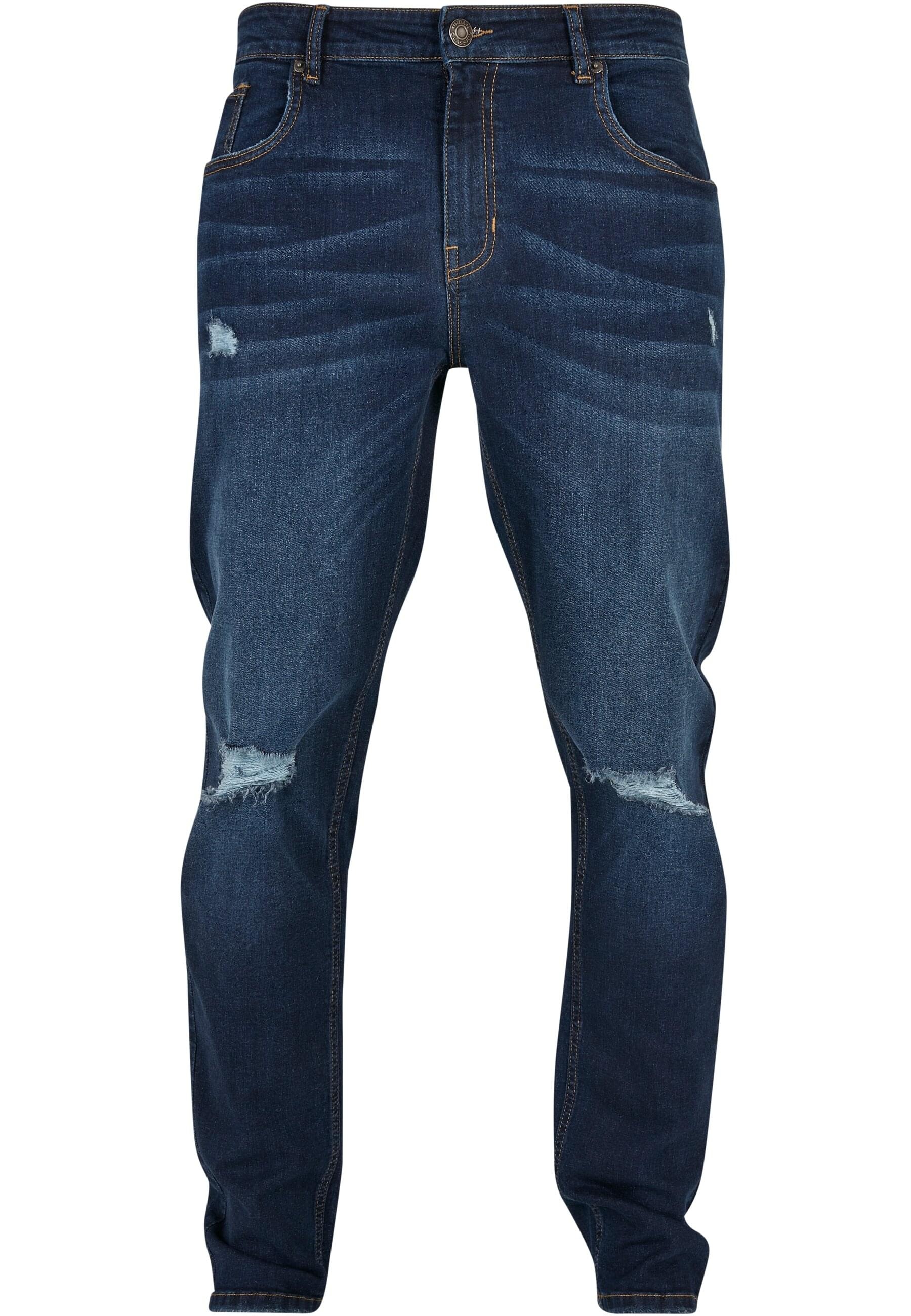 URBAN CLASSICS Bequeme Jeans "Urban Classics Herren Distressed Stretch Denim Pants", (1 tlg.)