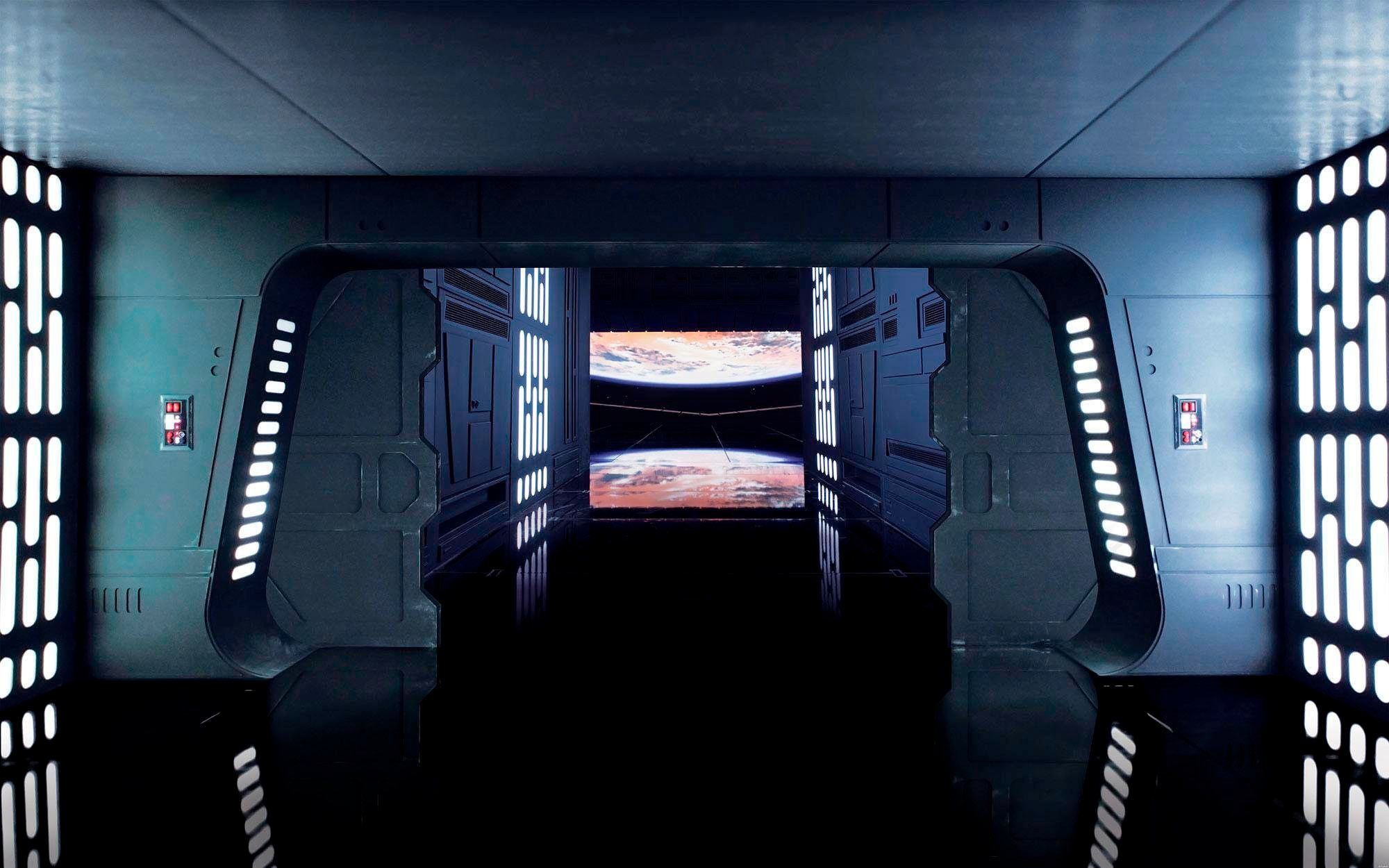 Vliestapete »Star Wars Death Star Floor«, 400x250 cm (Breite x Höhe), Vliestapete, 100...