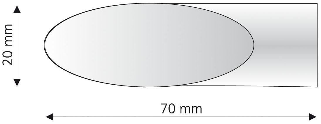 Liedeco Gardinenstangen-Endstück »Cut«, (Set, 2 St.), für Gardinenstangen Ø 16 mm