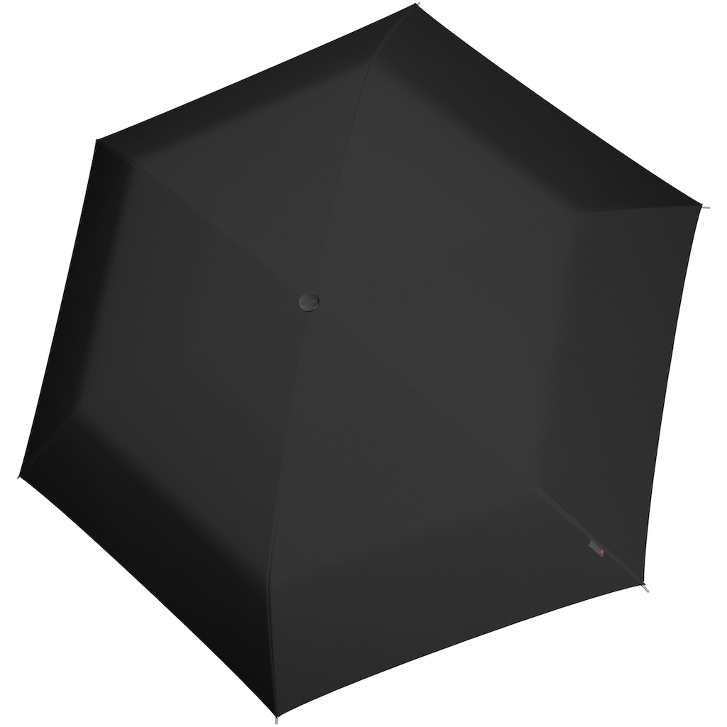 Knirps® Taschenregenschirm »AS.050 Slim Small Manual Uni Black«