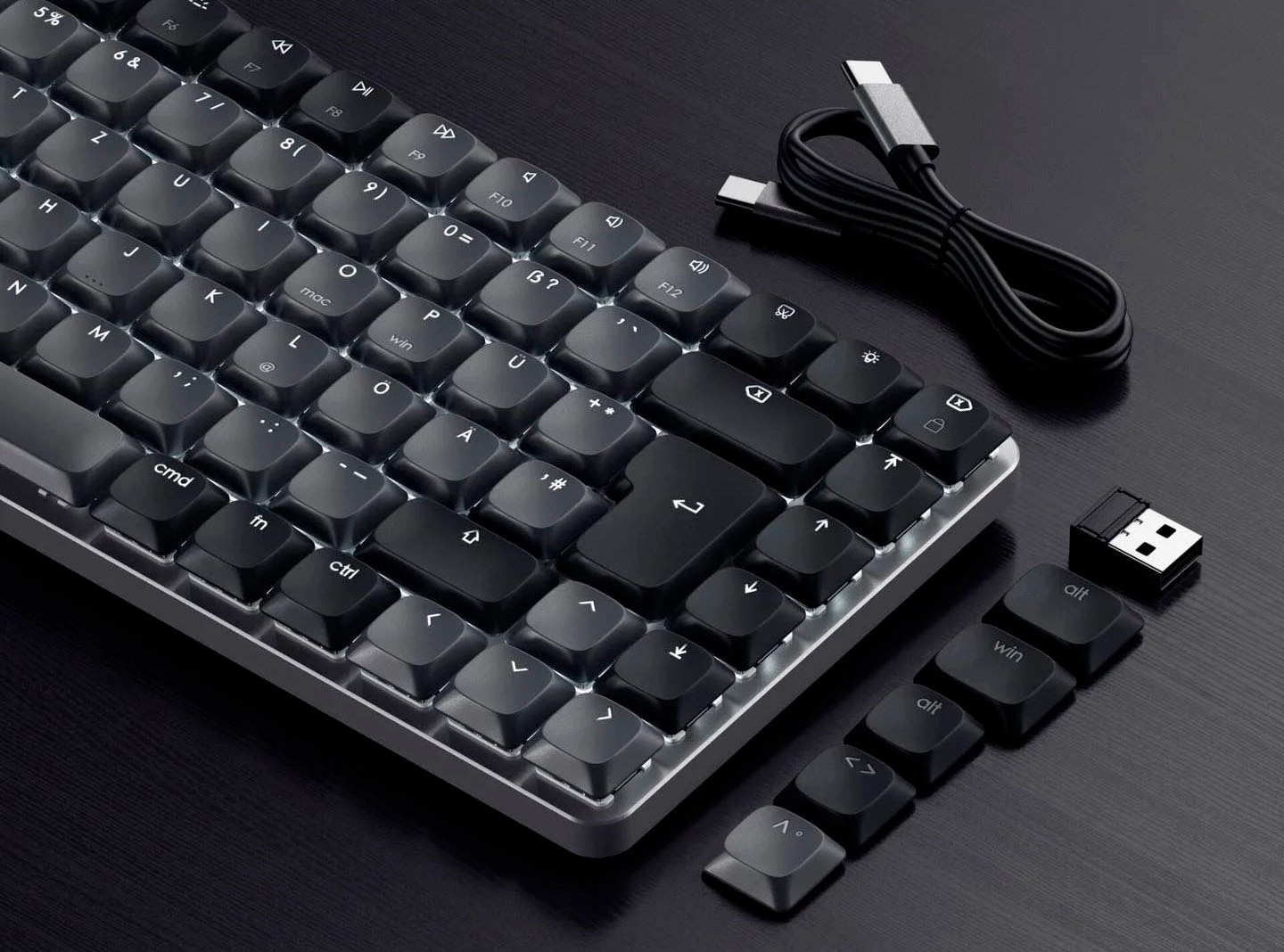 Satechi Gaming-Tastatur »SM1«, (USB-Anschluss-verstellbare Füße)