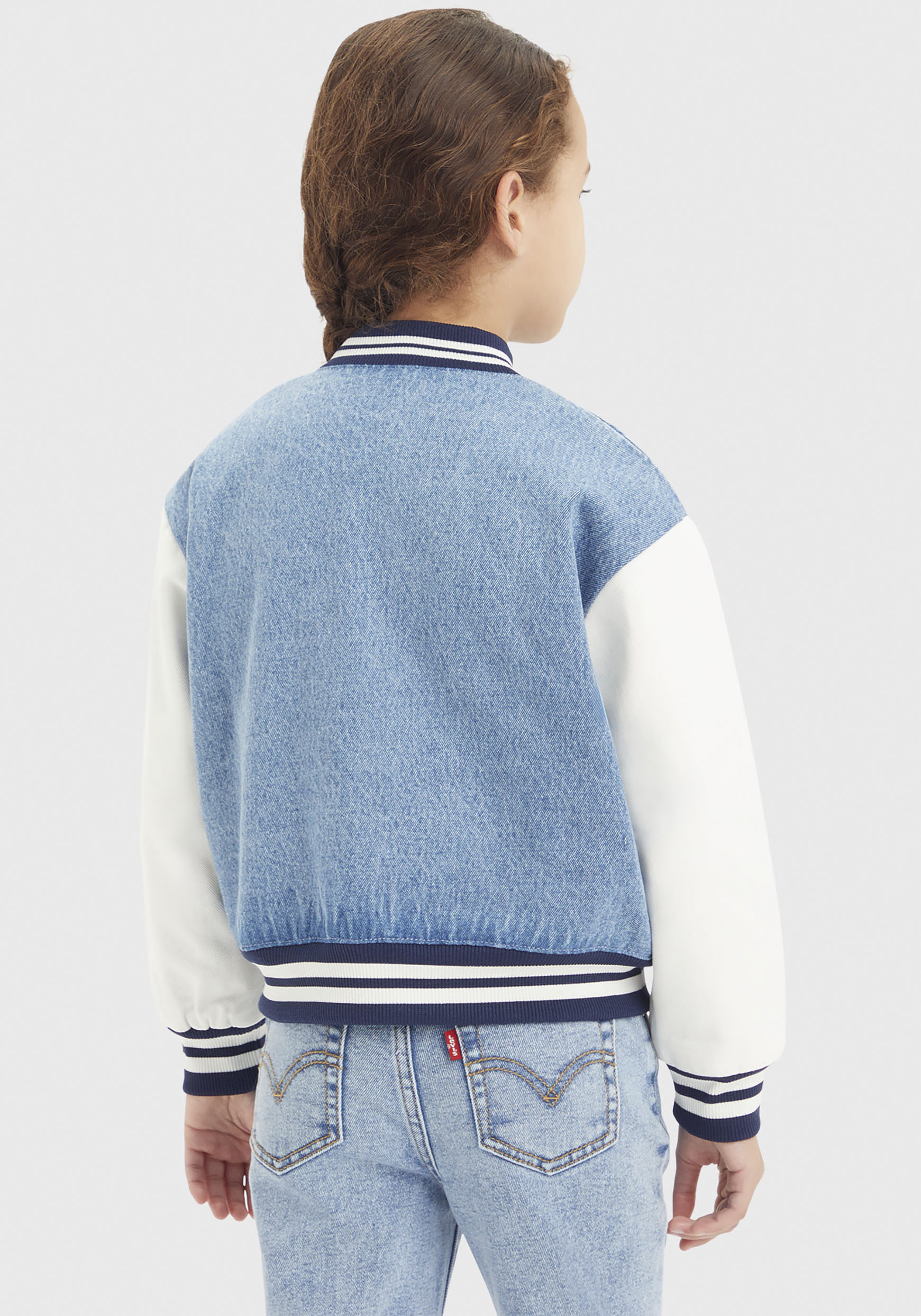 Thumbnail - Levis Kids Bomberjacke "LVG DENIM BOMBER JACKET" for GIRLS