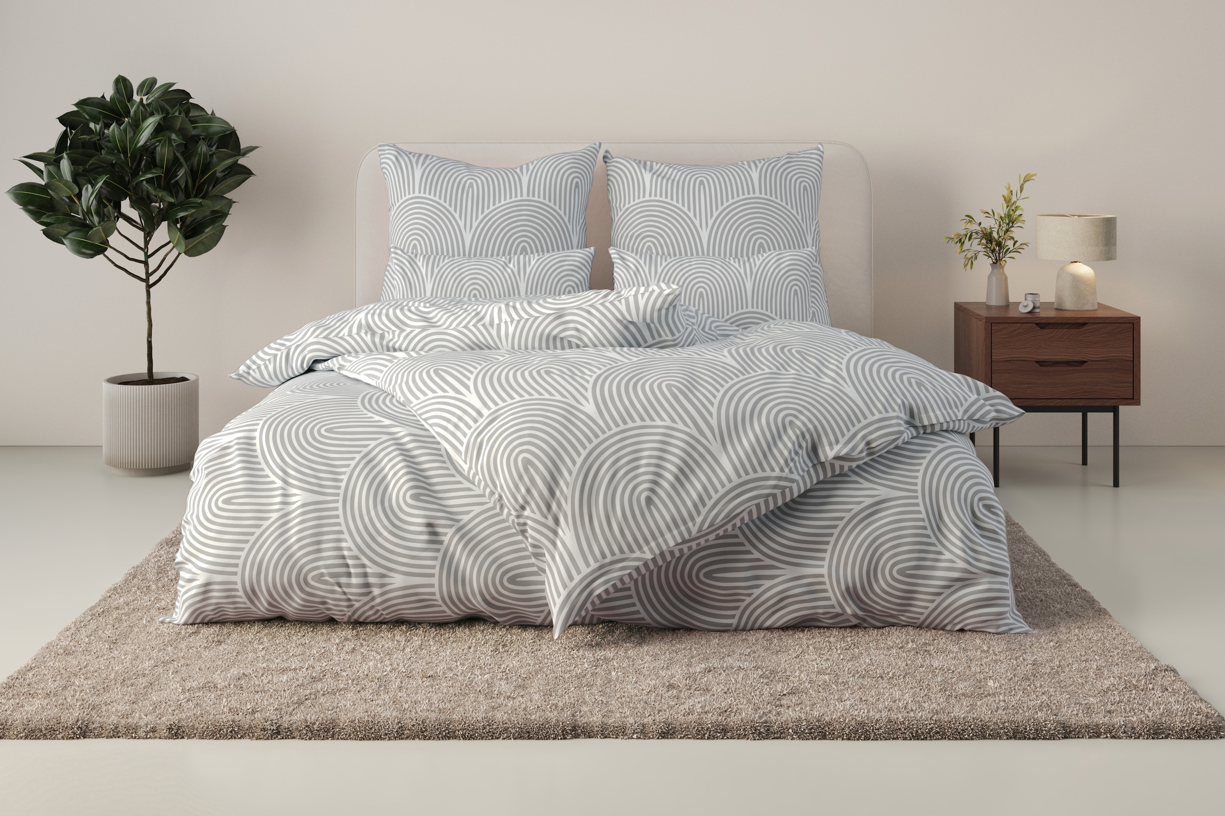 OTTO home Bettwäsche "Matilda in Gr. 135x200 oder 155x220 cm" 2 Stk. tlg. B günstig online kaufen