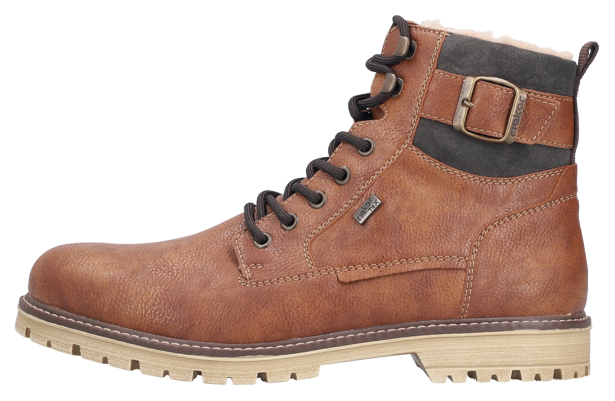 Rieker Winterstiefelette, Winterboots, Schnürboots mit wasserabweisender riekerTEX-Membran