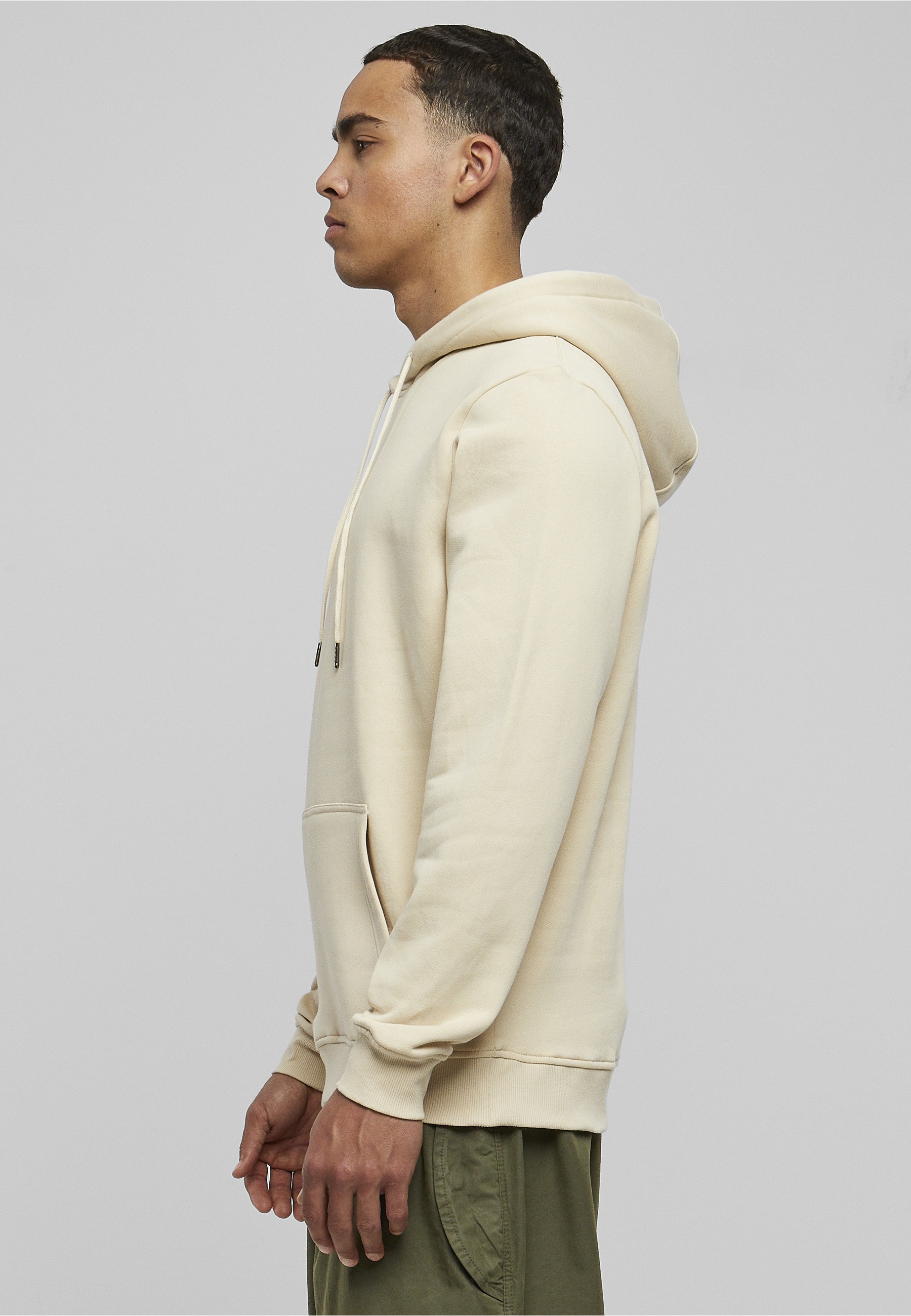 URBAN CLASSICS Rundhalspullover »Urban Classics Herren Organic Basic Hoody« 1 Stk.