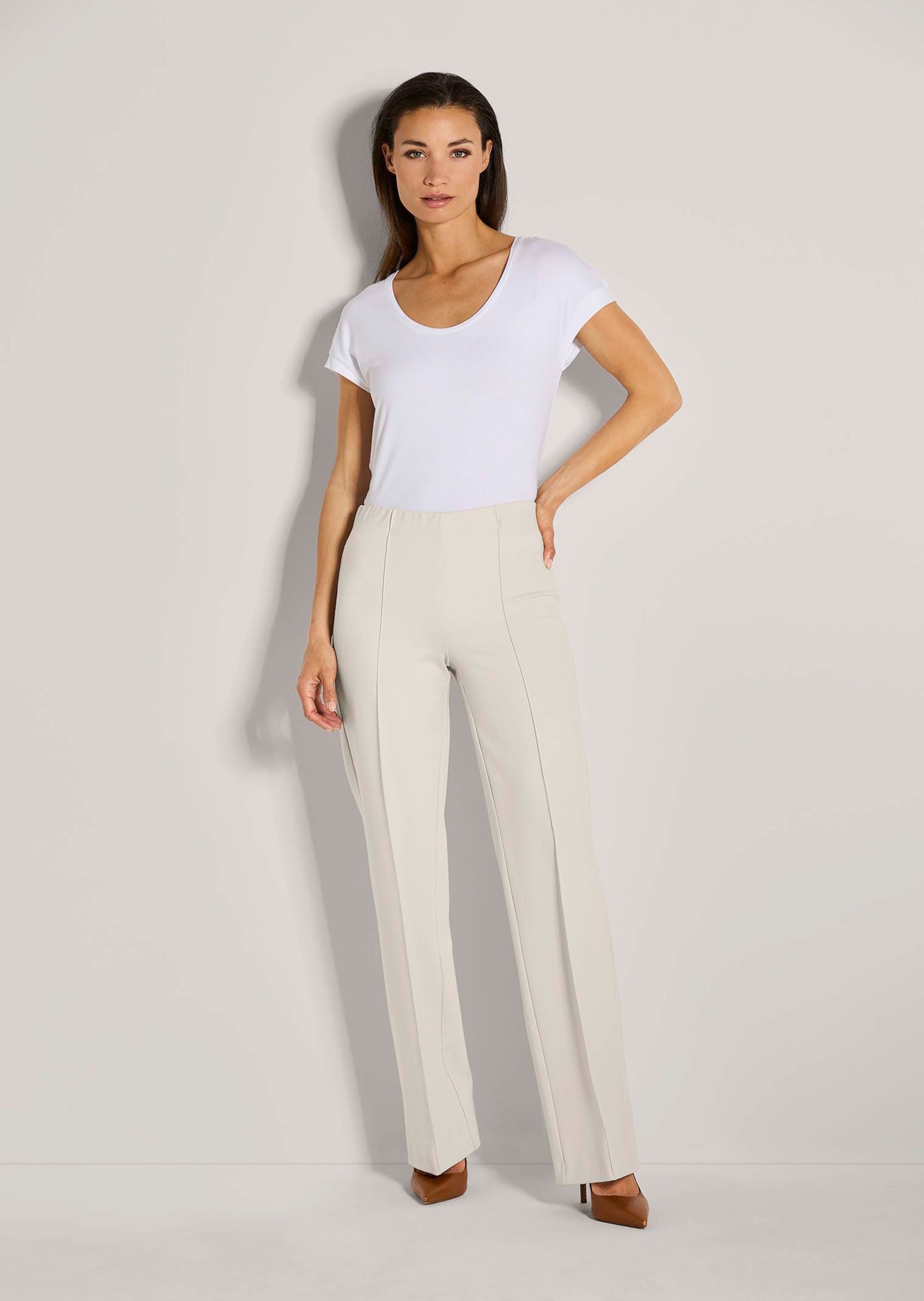 MADELEINE Jerseyhose "Jerseyhose Weite Jerseyhose mit Biesen" günstig online kaufen