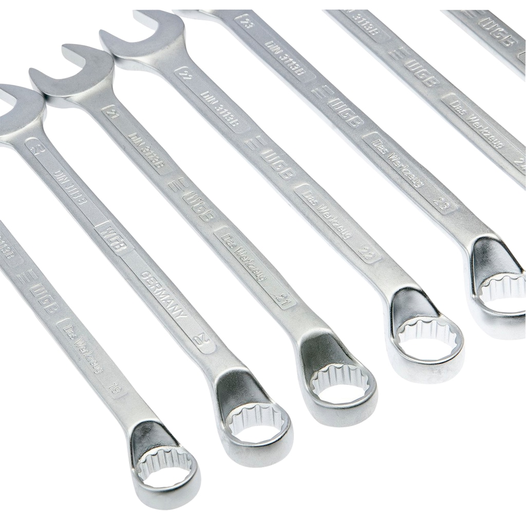 WGB BASIC PLUS Gabel- und Ringschlüssel »Ringmaulschlüssel-Satz«, (Set, 25 St.)