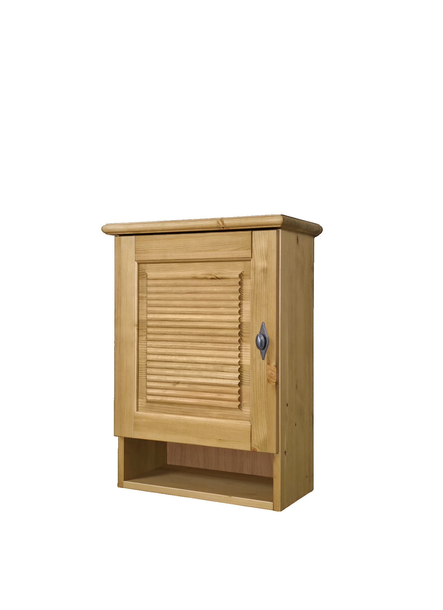 OTTO home Hängeschrank "Rauna" aus massiver Kiefer, Breite 44 cm, Rillenoptik, made in EU