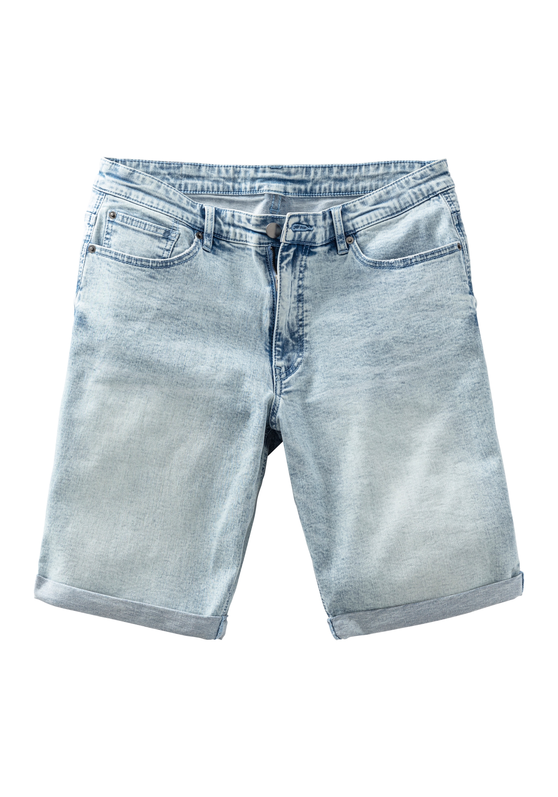 John Devin Jeansshorts »5-Pocket Shorts,«, aus elastischer Denim-Qualität