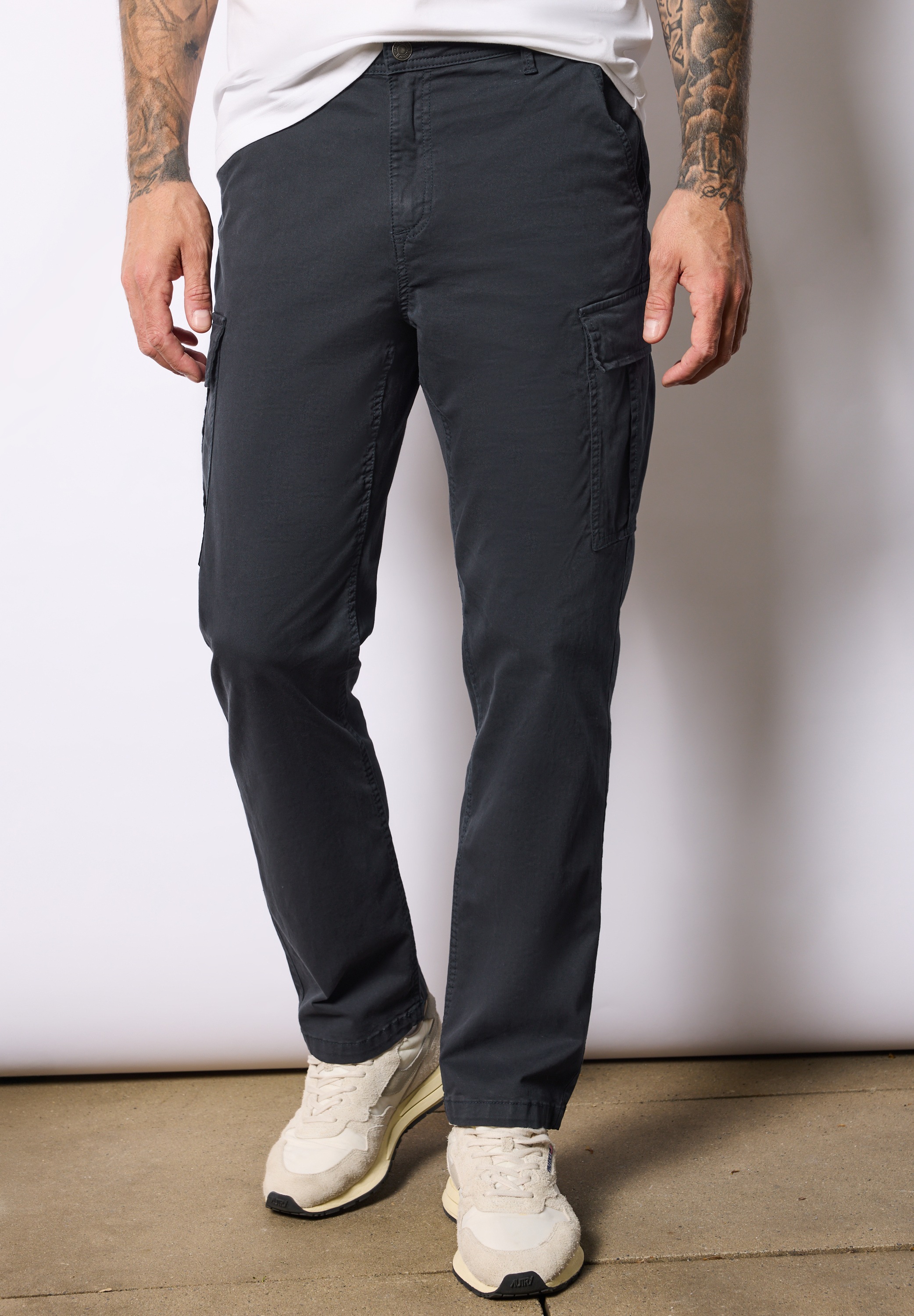 STREET ONE MEN Cargohose, Middle Waist günstig online kaufen