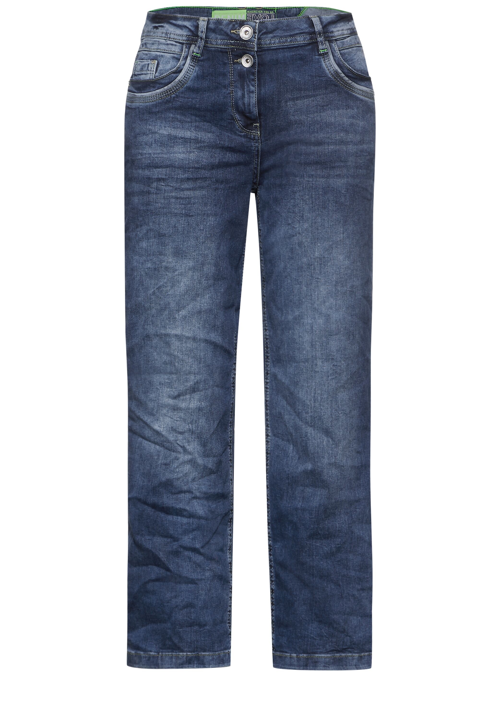 Cecil Gerade Jeans, High Waist