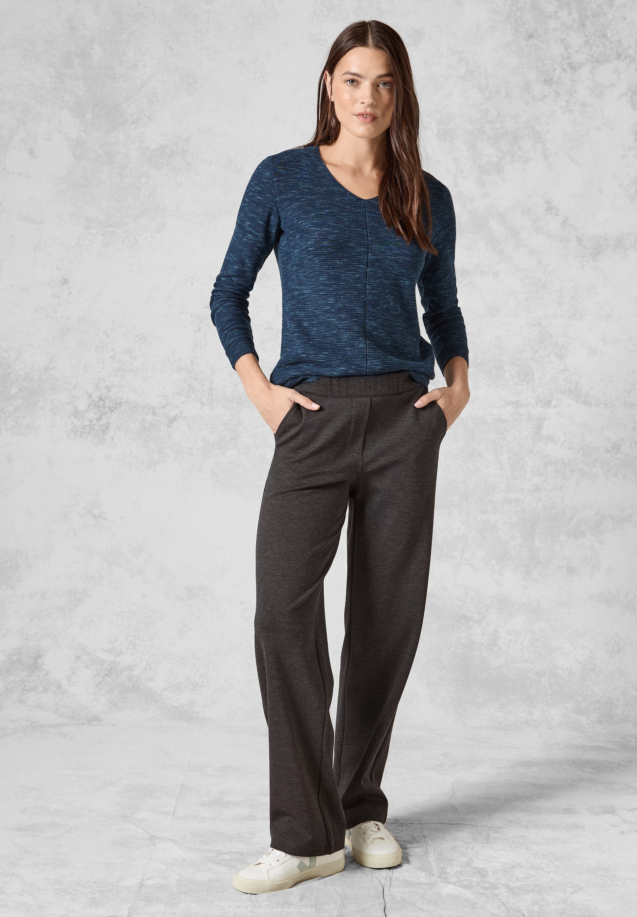 Cecil Strickpullover, im soften Baumwoll-Mix
