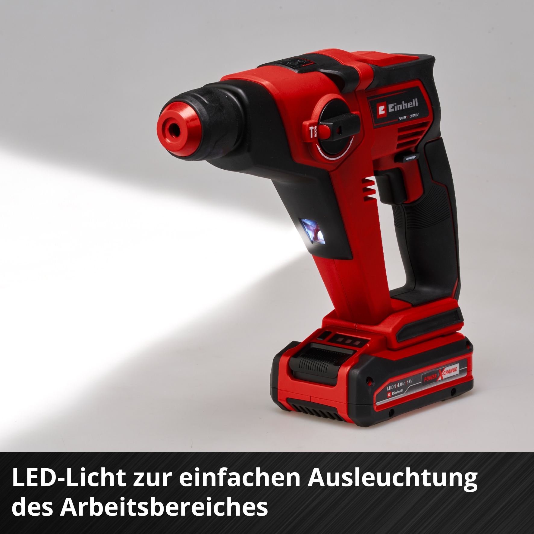 Einhell Akku-Bohrhammer »TE-HD 18/12 Li - Solo«, (2 tlg.), ohne Akku und Ladegerät