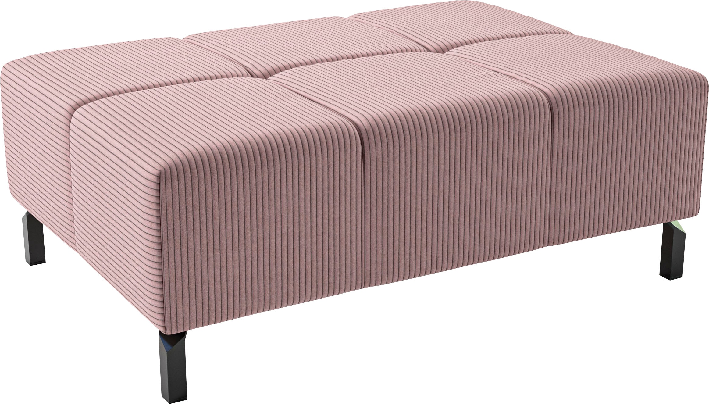 INOSIGN Hockerbank "Ancona New", passend zum Ecksofa, auch in Easy care-Bezug + Cord