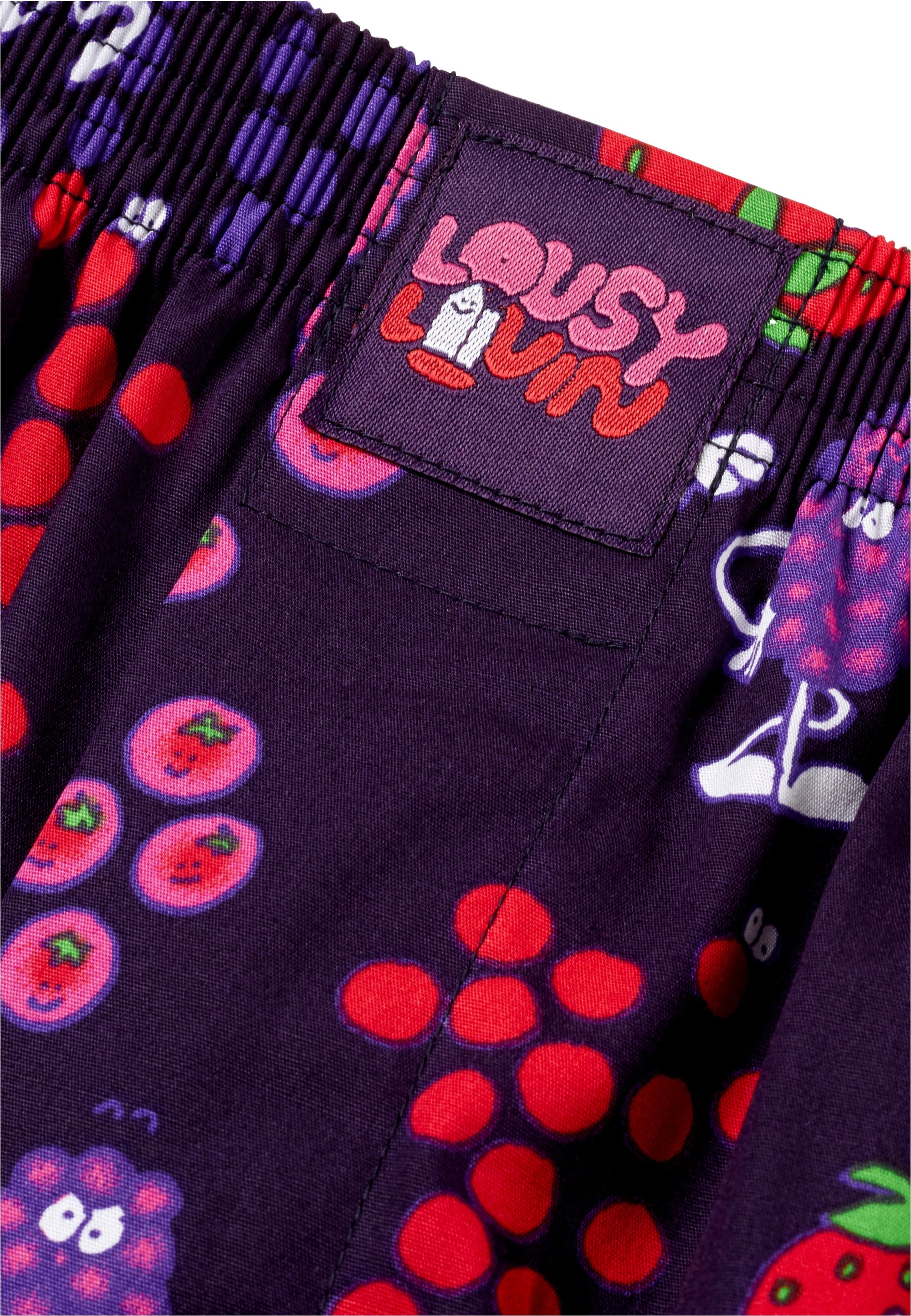Lousy Livin Boxershorts »Berry Lunch« mit buntem Design