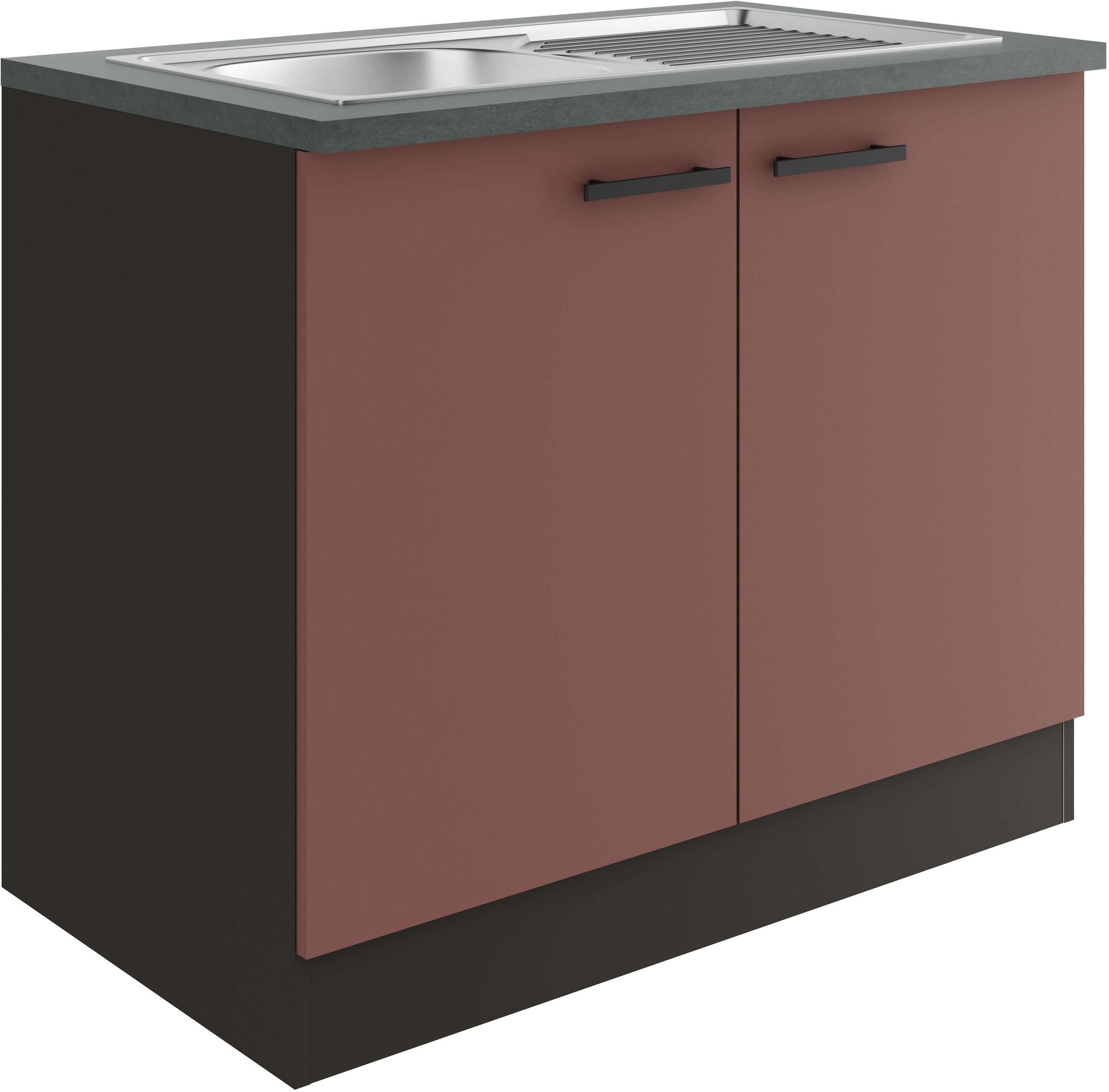 OPTIFIT Spülenschrank "Palma", Breite 100 cm, inklusive Einbauspüle