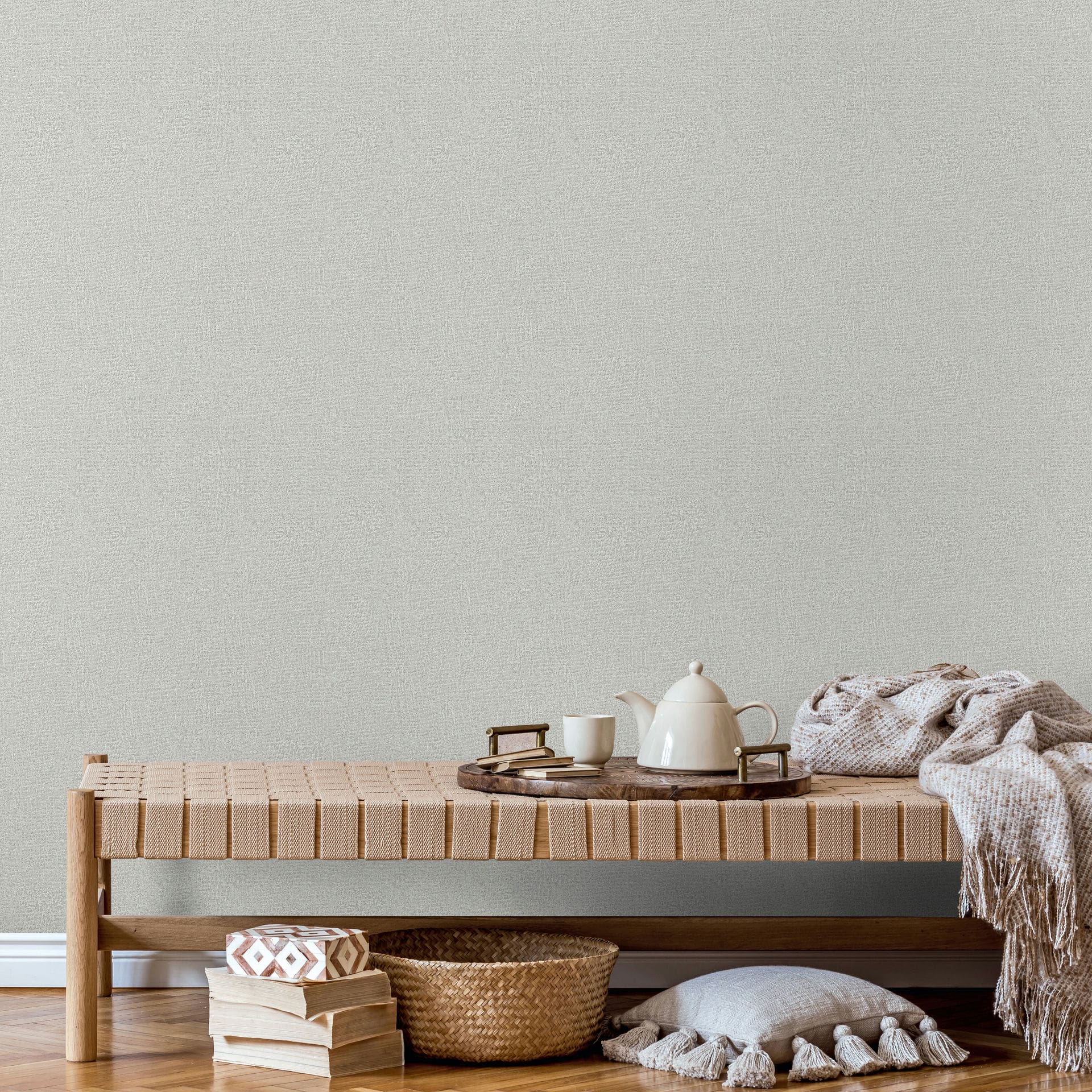 Marburg Vliestapete "Tapete Plain Structure" uni geprägt moderne Vliestapete für Wohnzimmer Schlafzimmer Küche