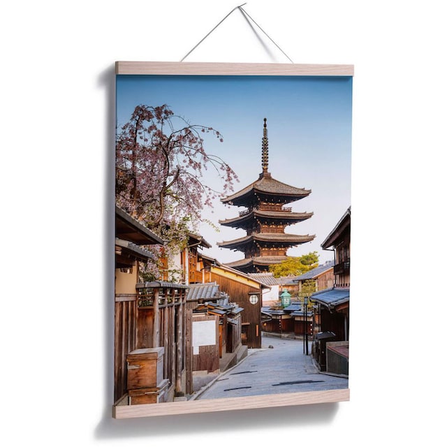Japan«, | Poster Asien, BAUR St.), Pagode Wall-Art Poster, »Yasaka Bild, kaufen Wandposter (1 Wandbild,