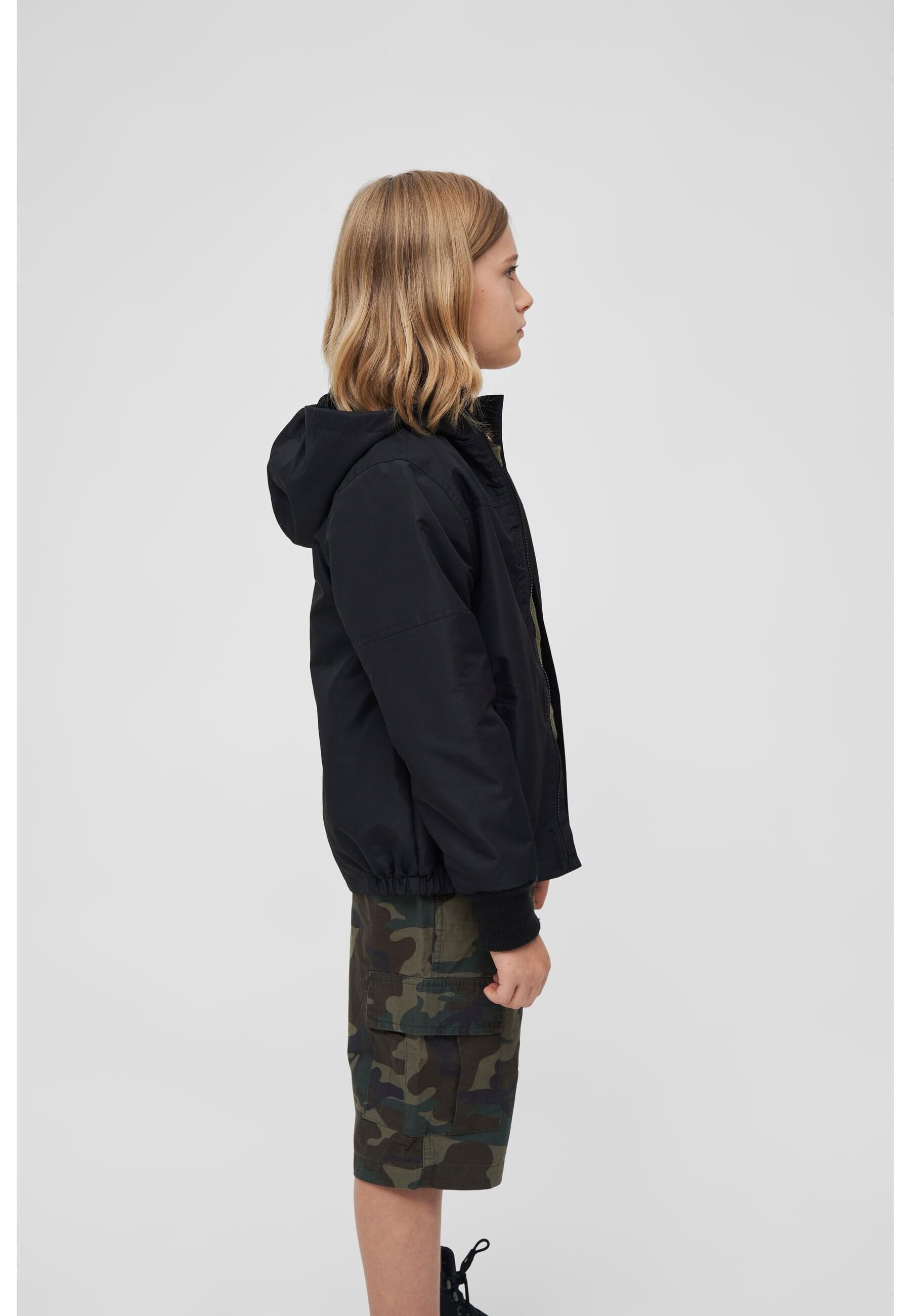 Brandit Allwetterjacke »Brandit Unisex Kids Windbreaker Frontzip« 1 Stk. tlg. mit Kapuze