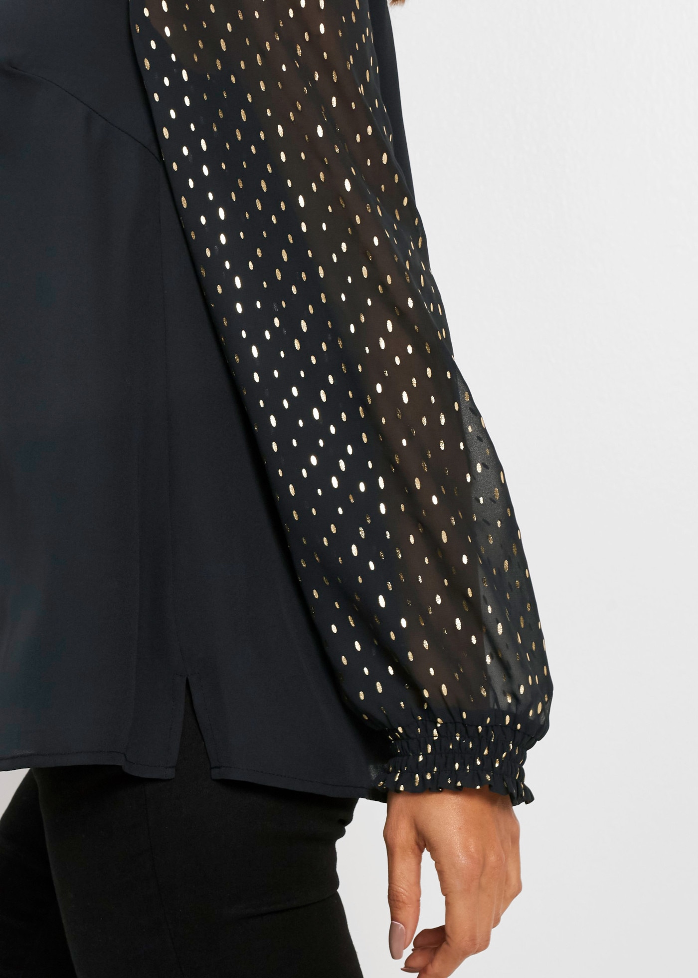 bonprix Tunika mit Stehkragen, elegant, Loose Fit