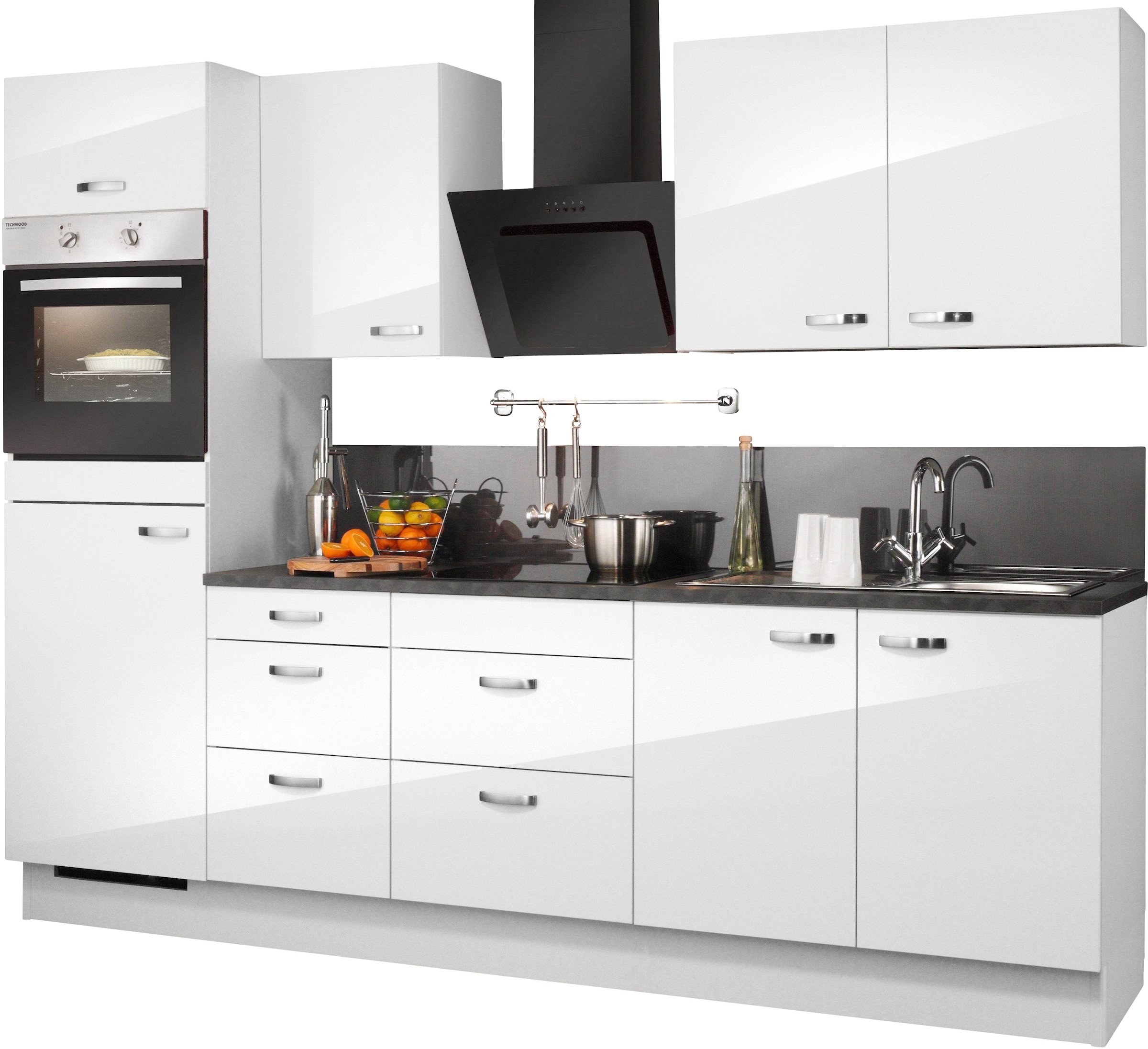 BAUR E-Geräten, Küchenzeile bestellen 270 | cm »Ole«, Breite mit OPTIFIT