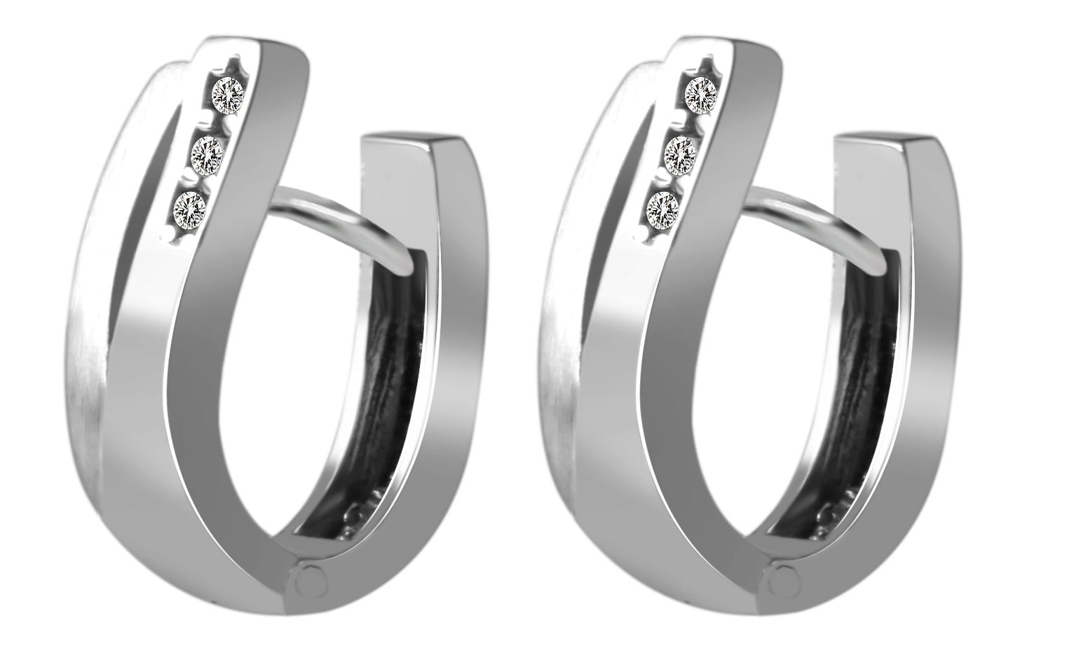 Adelia´s Klappcreolen "Damen Ohrringe – Klappcreole aus 925 Silber" Ideal a günstig online kaufen