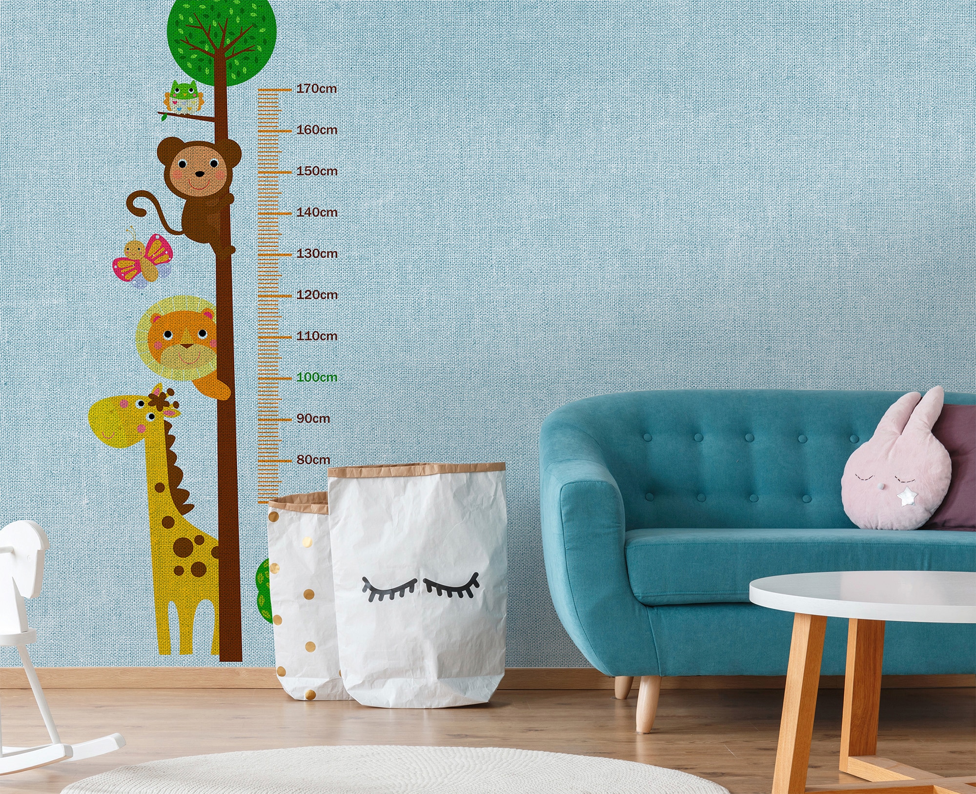 living walls Fototapete »Designwalls Kids Grow Stick 1«, Vlies, Wand, Schräge, Decke