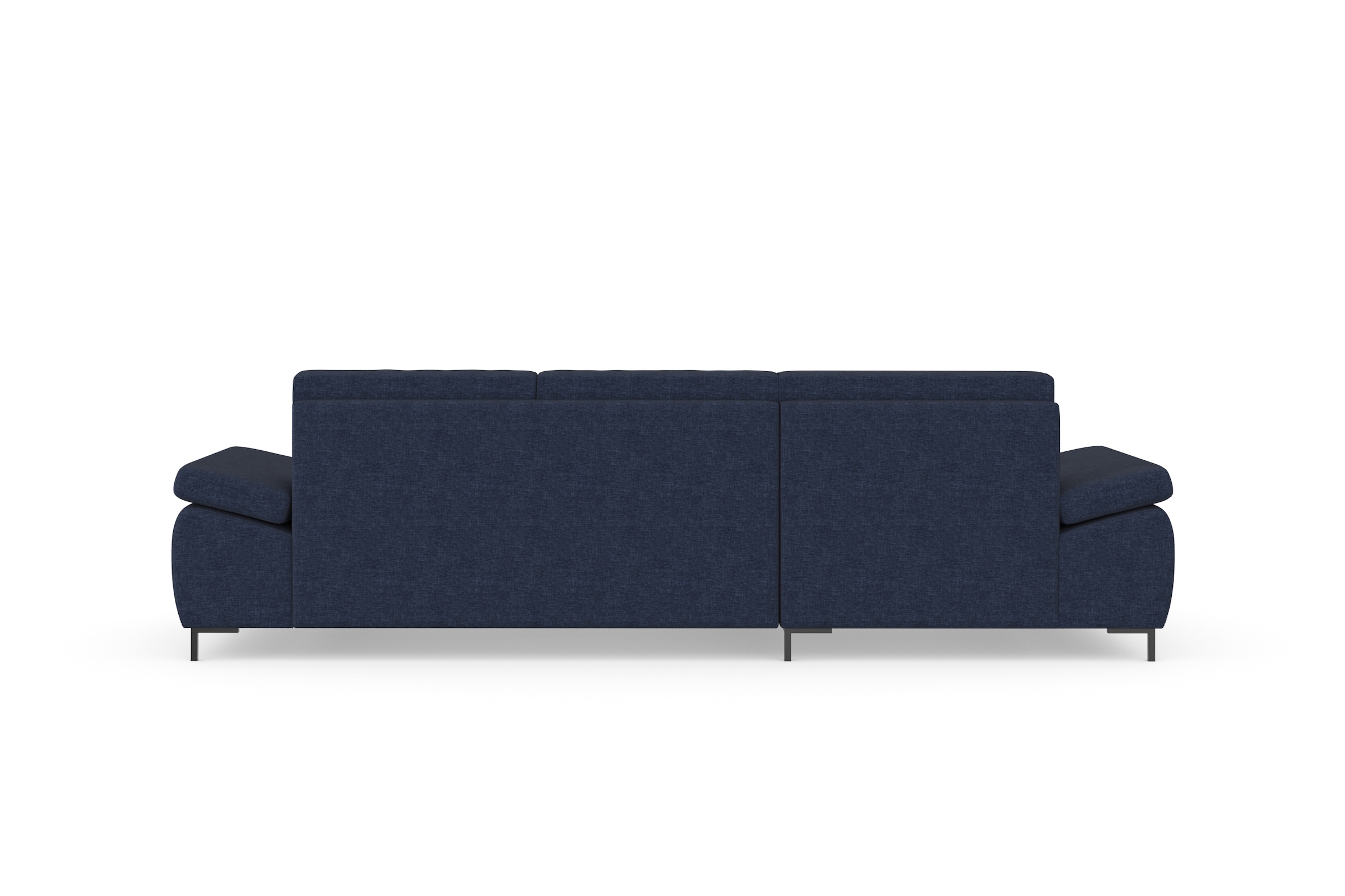 DOMO collection Ecksofa »Capelo, komfortabel, klare Linien zeichnen dieses Design aus, L-Form«, mit Armteilverstellung, wahlweise mit Bettfunktion, Federkern