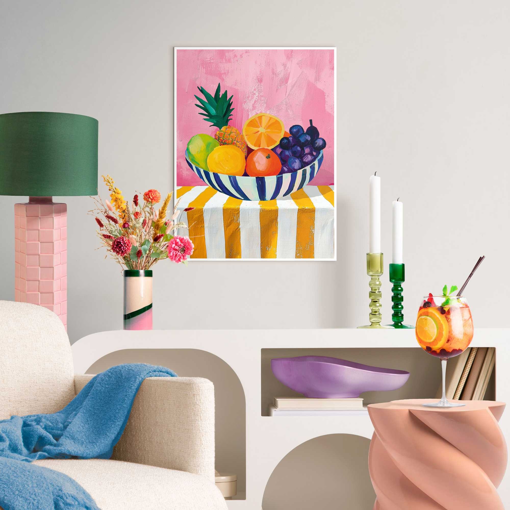 Reinders! Poster »Sommerfrüchte« Küche - Mehrfarbig - MDF - Essen und Trinken - 30x40 cm