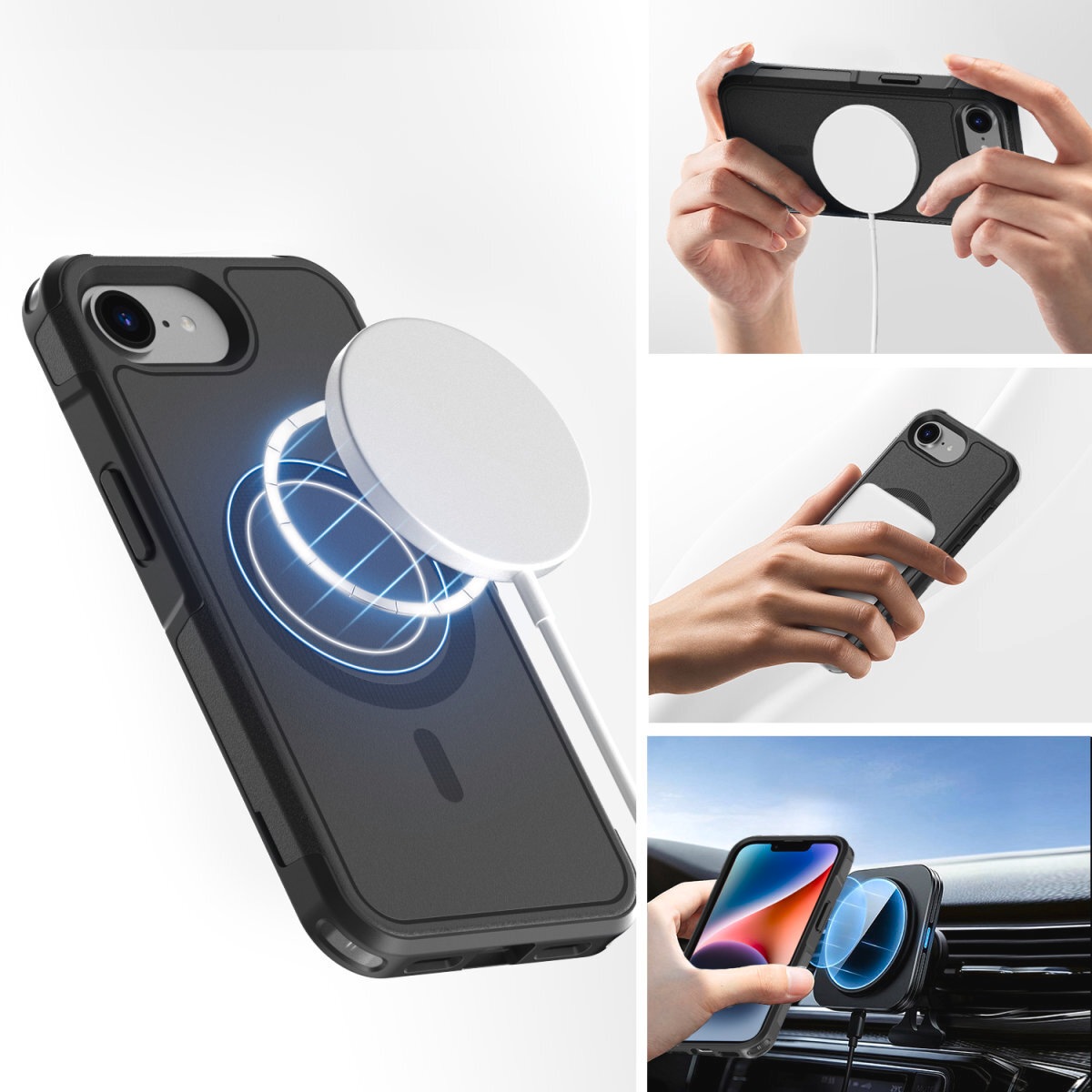 4smarts Handyhülle »Defend«, Backcover, Schutzhülle, Handyschutzhülle, Case, Schutzcase, stoßfest