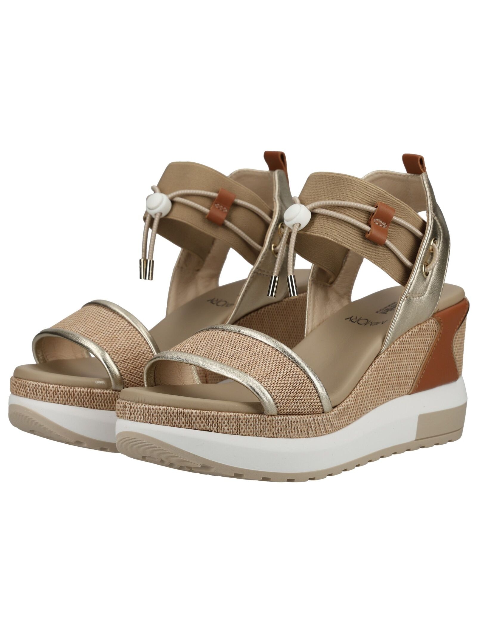 Nero Giardini Keilsandalette »Nero Giardini Sandalen Leder/Textil«