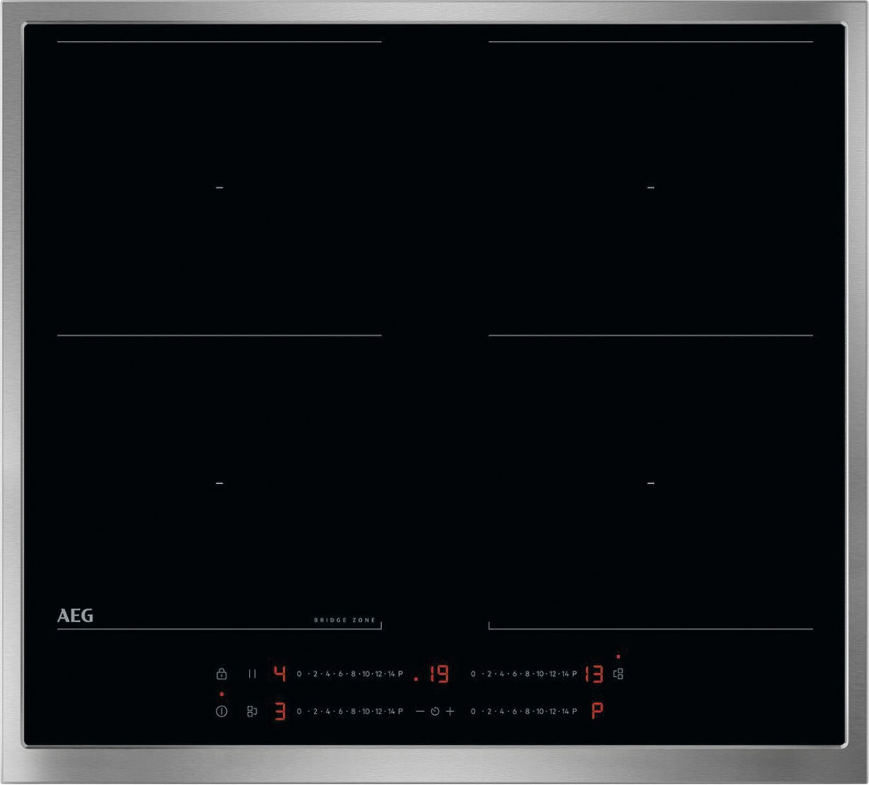 AEG Induktions-Kochfeld "TO64IM0FXB", mit Bridge-Funktion