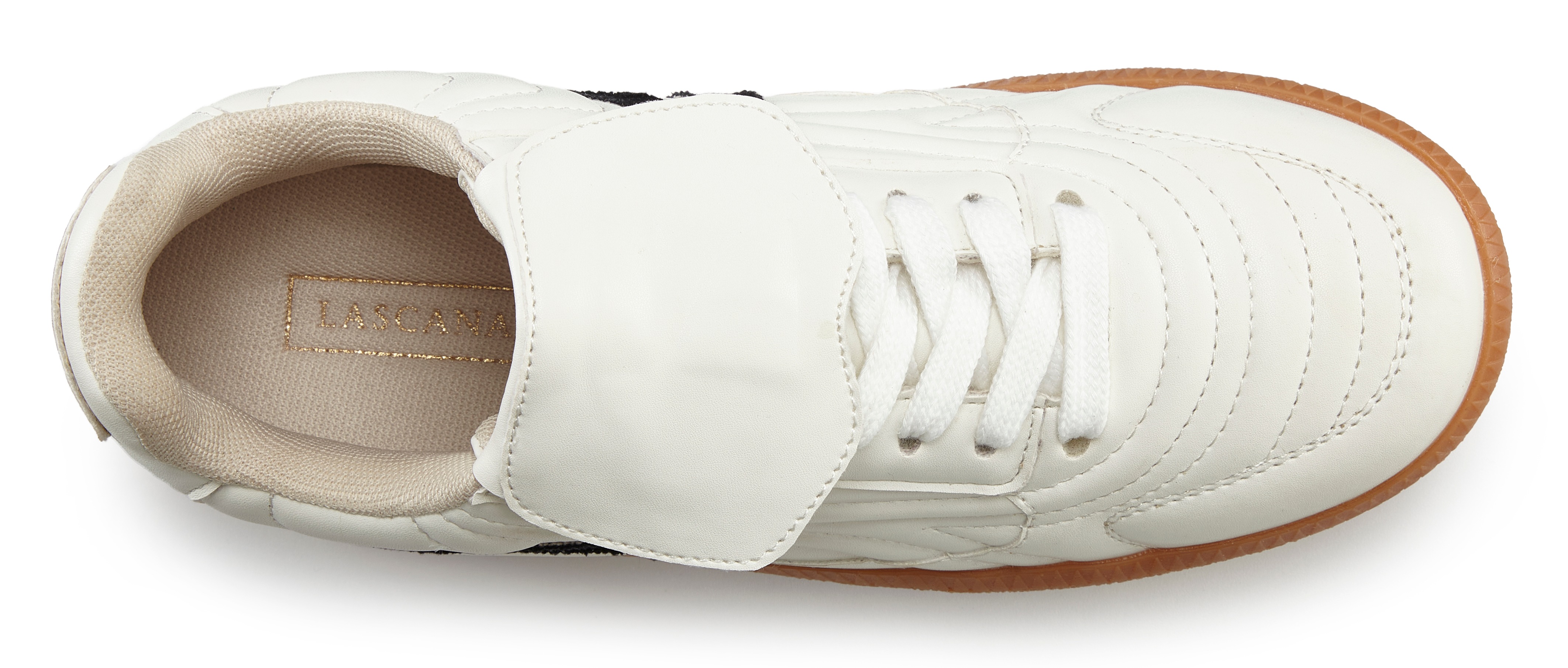 Thumbnail - LASCANA Sneaker, Schnürhalbschuh, Freizeitschuh im Retro Look VEGAN