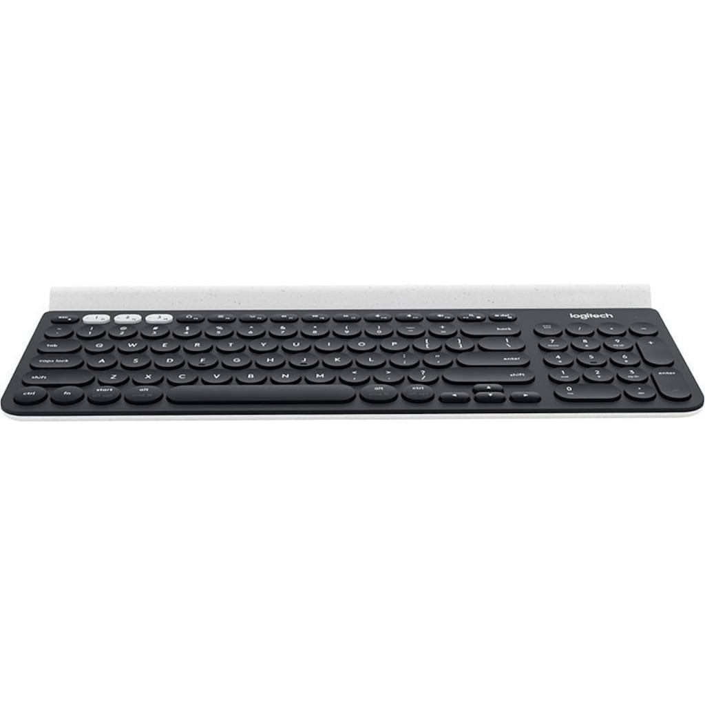 Logitech PC-Tastatur »Bluetooth Multi-Device Keyboard K780 Black«, (Ziffernblock)