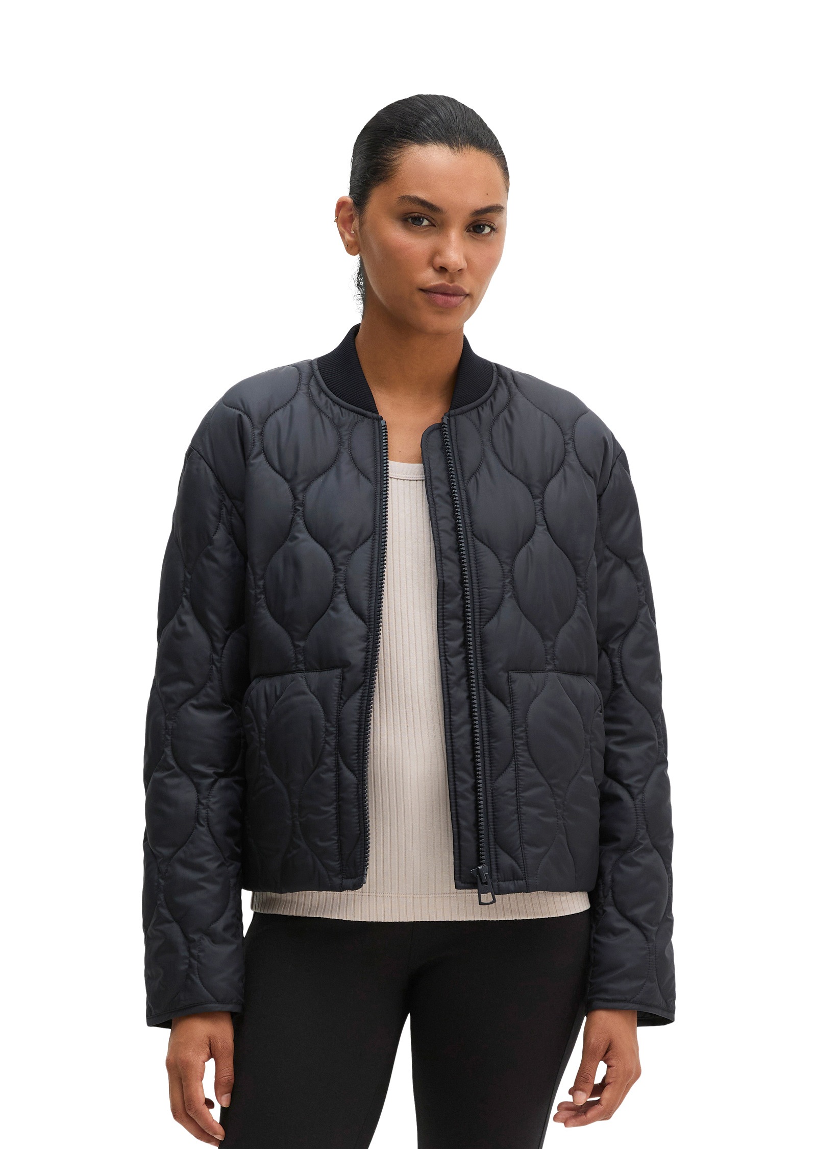 Marc OPolo Outdoorjacke "aus recyceltem Polyester" ohne Kapuze