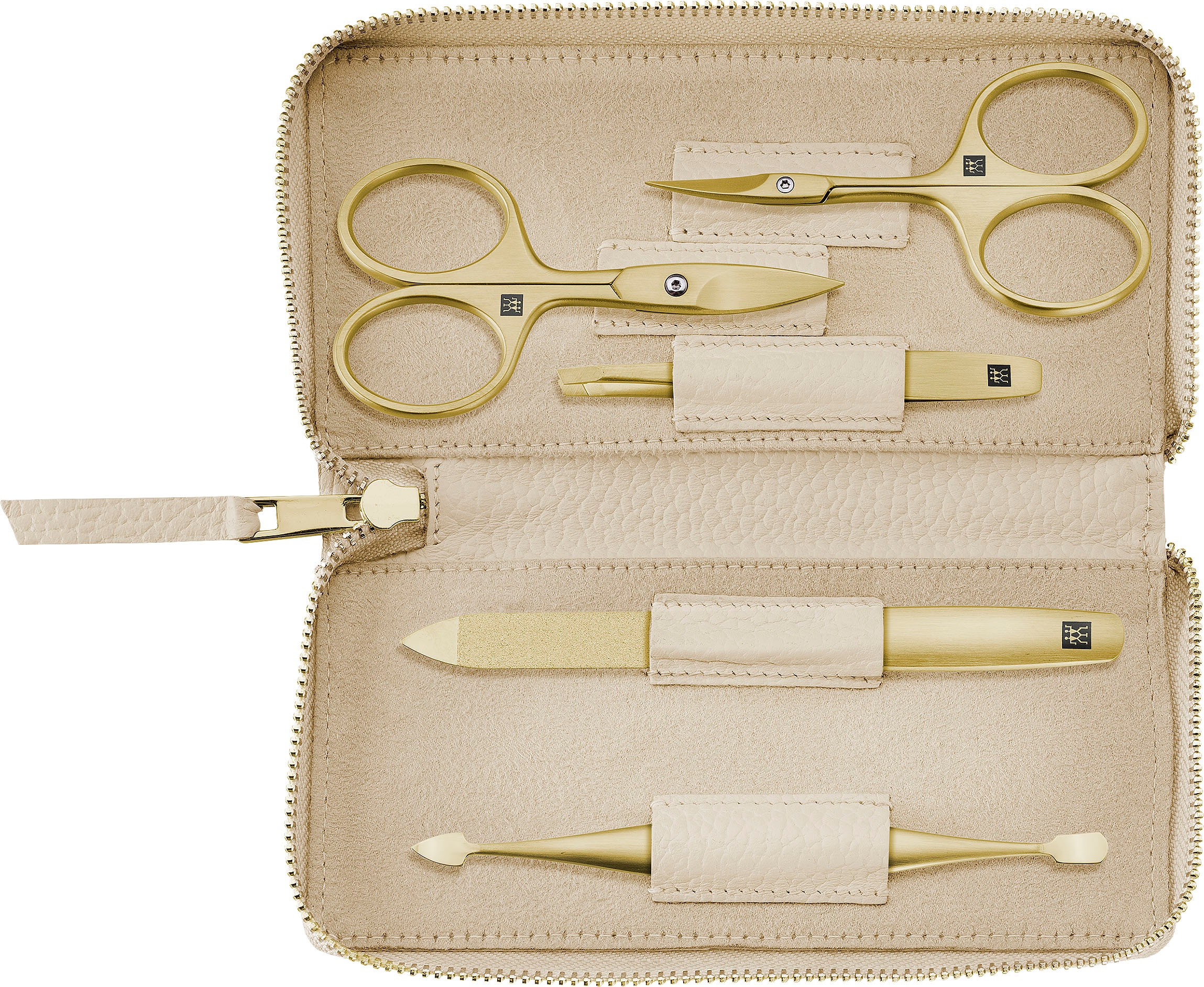 Zwilling Maniküre-Etui »PREMIUM GOLD«, (Set, 5 tlg.), Nagelpflege-Set