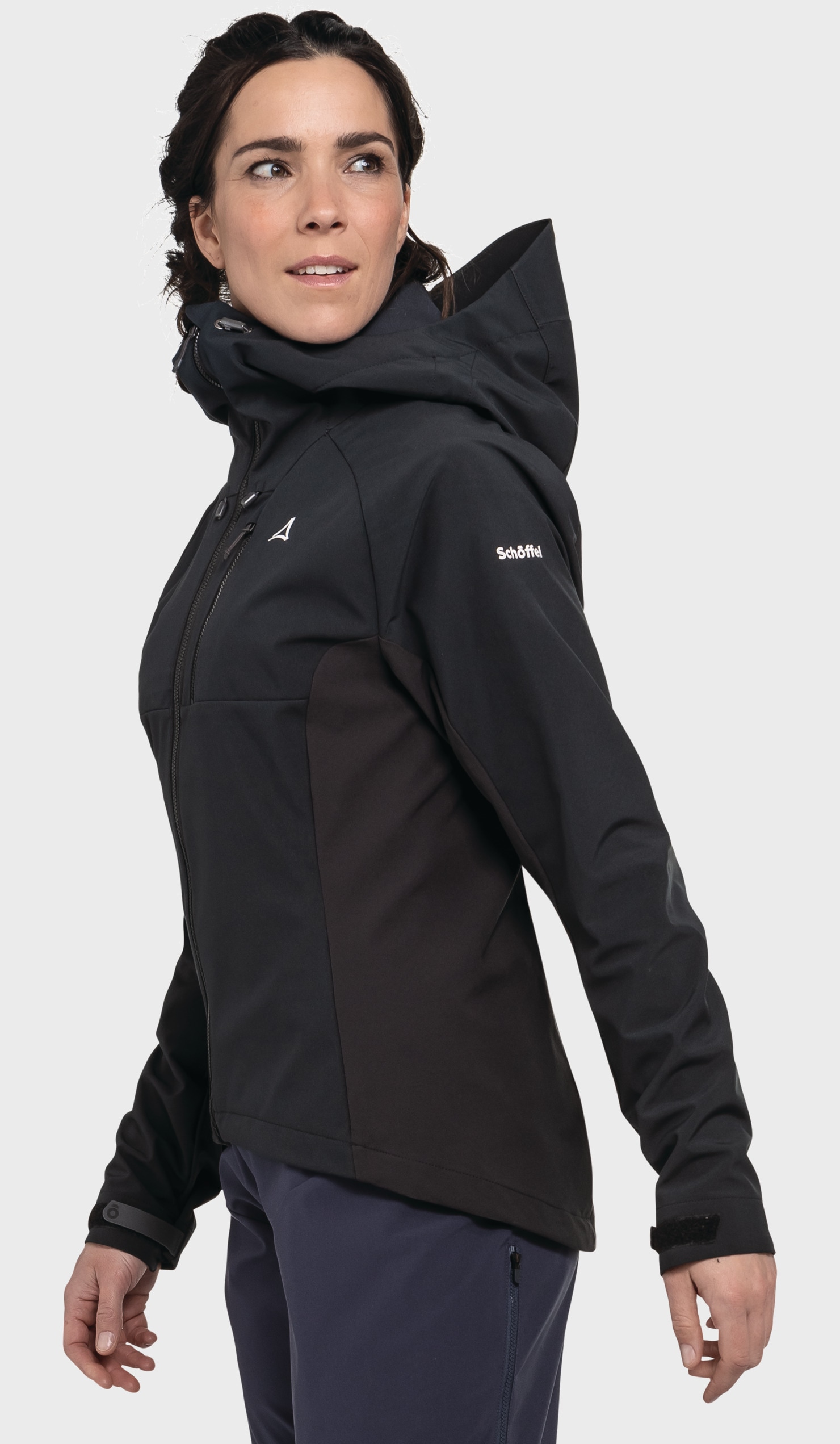 Schöffel Outdoorjacke »Bike Hybrid Jk Style Salza WMS« mit Kapuze