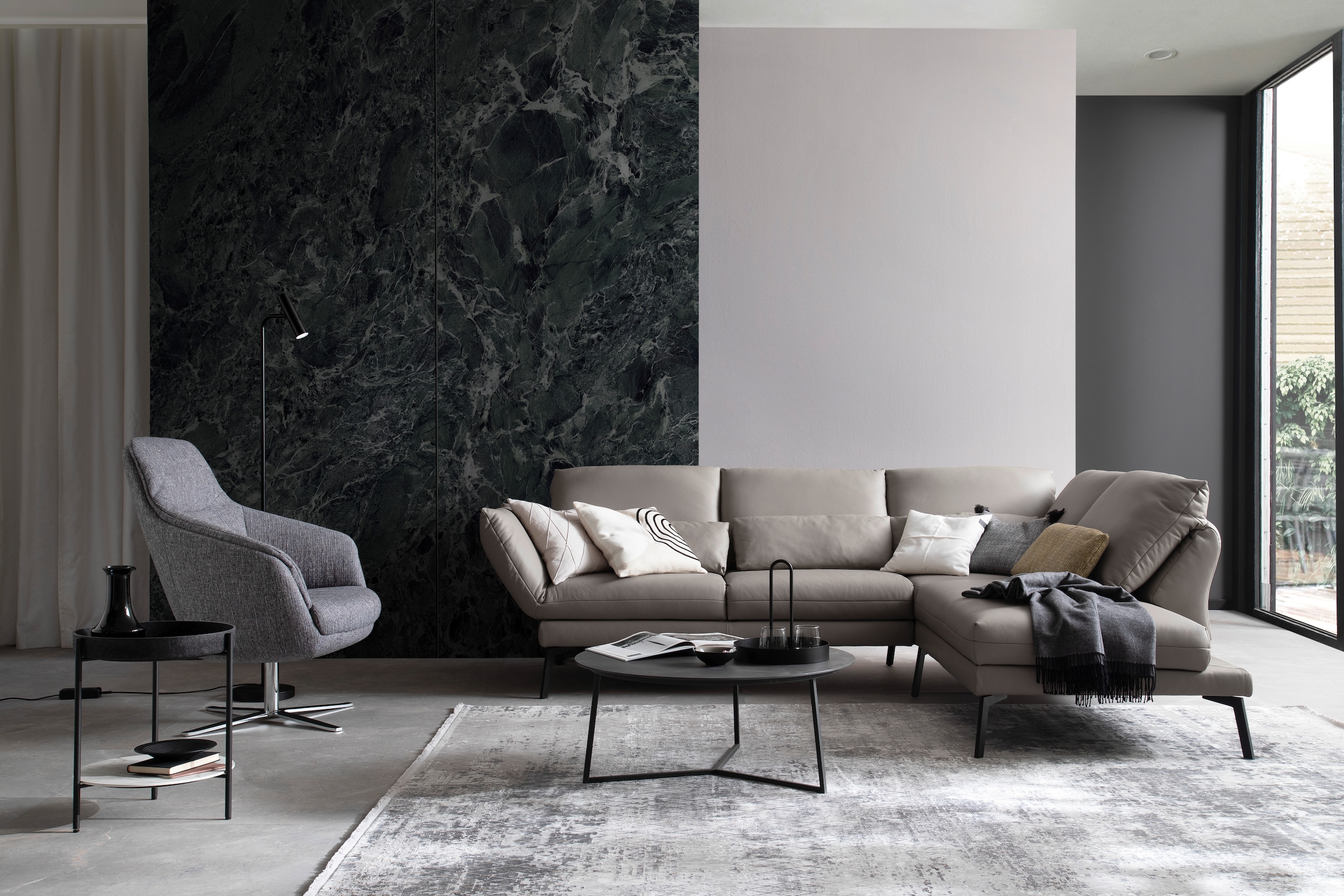 SCHÖNER WOHNEN-Kollektion Teppich »Vision 212« rechteckig 7 mm Höhe Viskoseteppich mit Glanz, Wohnzimmer