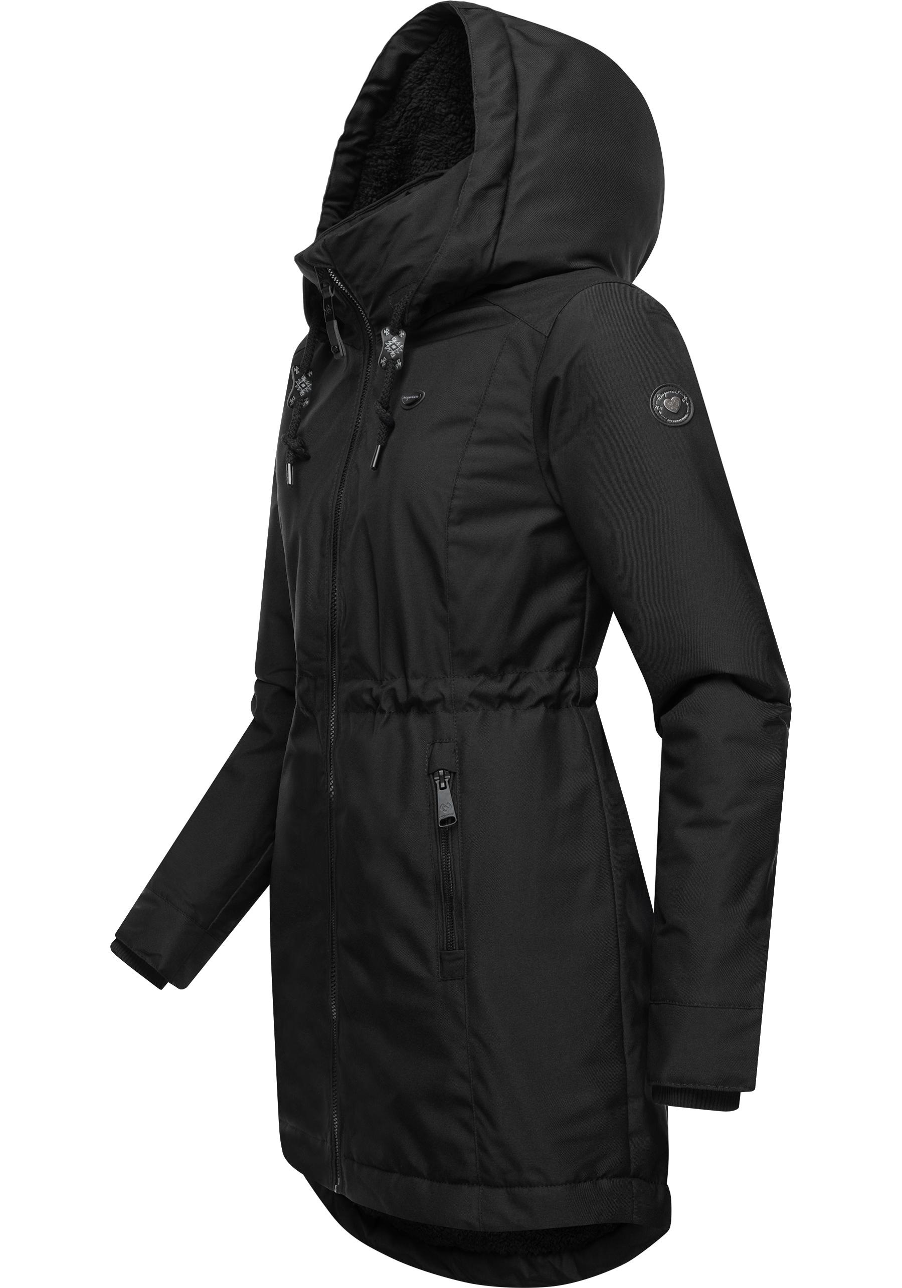 Ragwear Winterjacke "Dakkota" mit Kapuze Wasserdichter Winterparka mit Tedd günstig online kaufen
