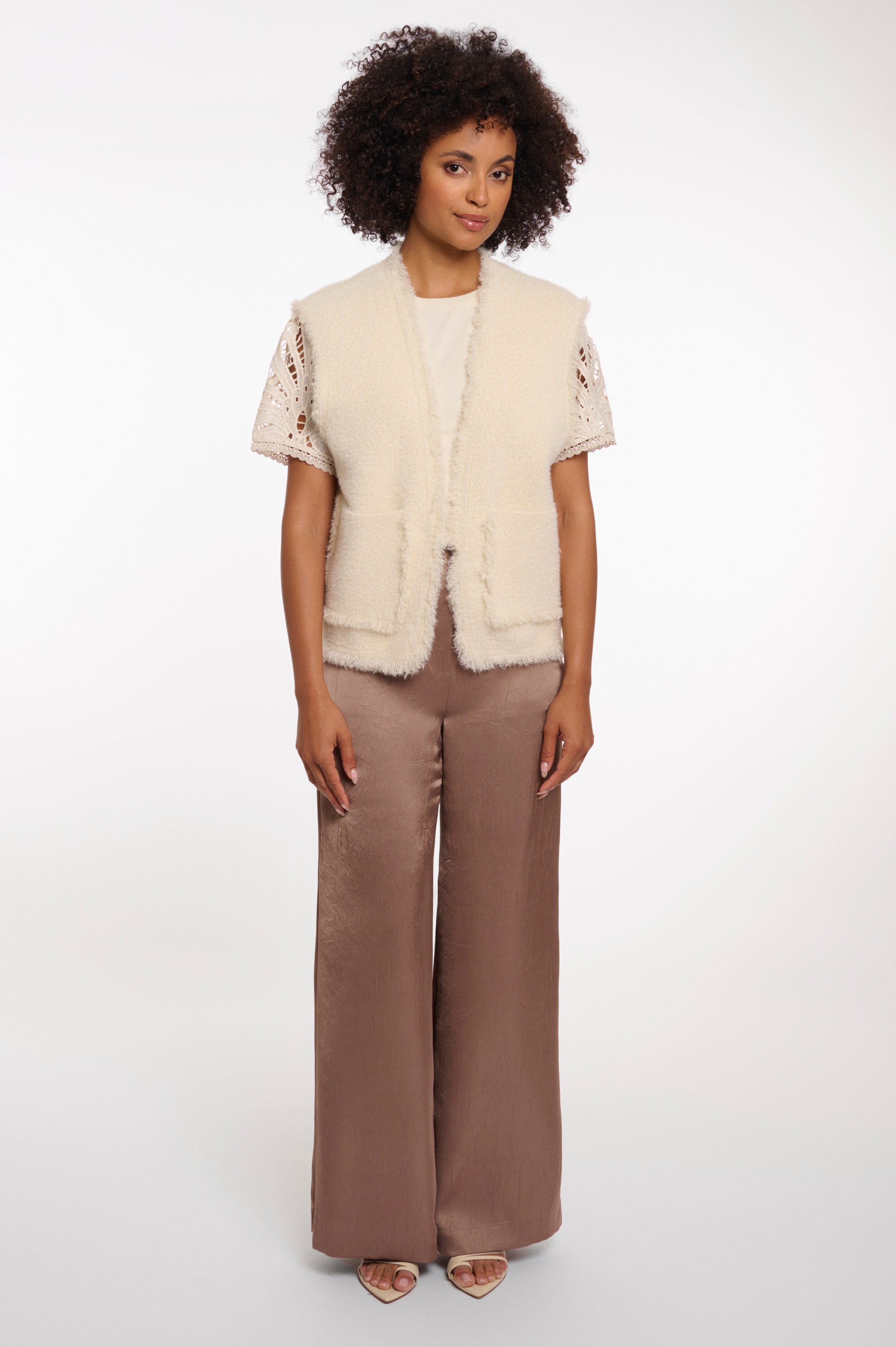 Rino & Pelle Fellimitatweste »VITA« offen, ohne Verschluss