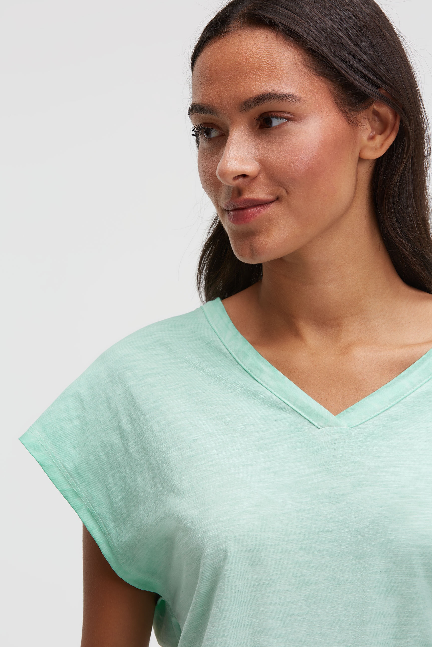 SOCCX Sommerkleid Ohne Taschen mit Bindegürtel