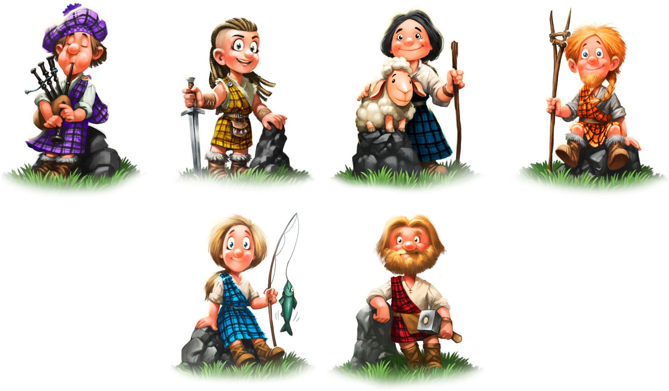 HUCH! Spiel »Clans and Glory«
