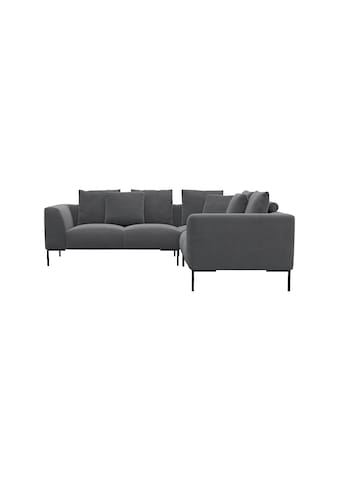 FLEXLUX Ecksofa »Sava« Taschenferderkern-Sitz ...