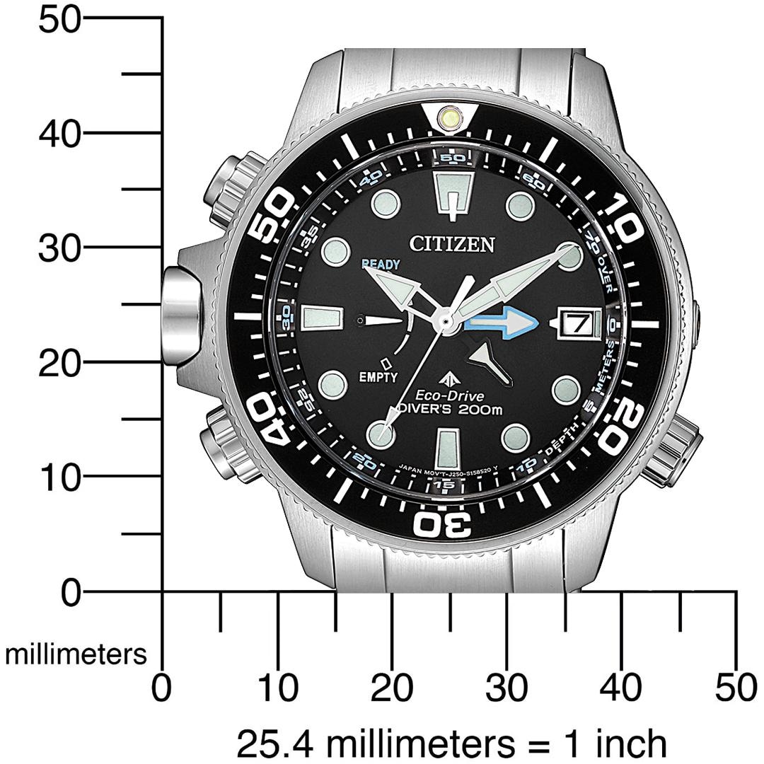 Citizen Taucheruhr »Promaster Eco-Drive Aqualand 200m«, Armbanduhr, Herrenuhr, Solar, bis 20 bar wasserdicht, Datum
