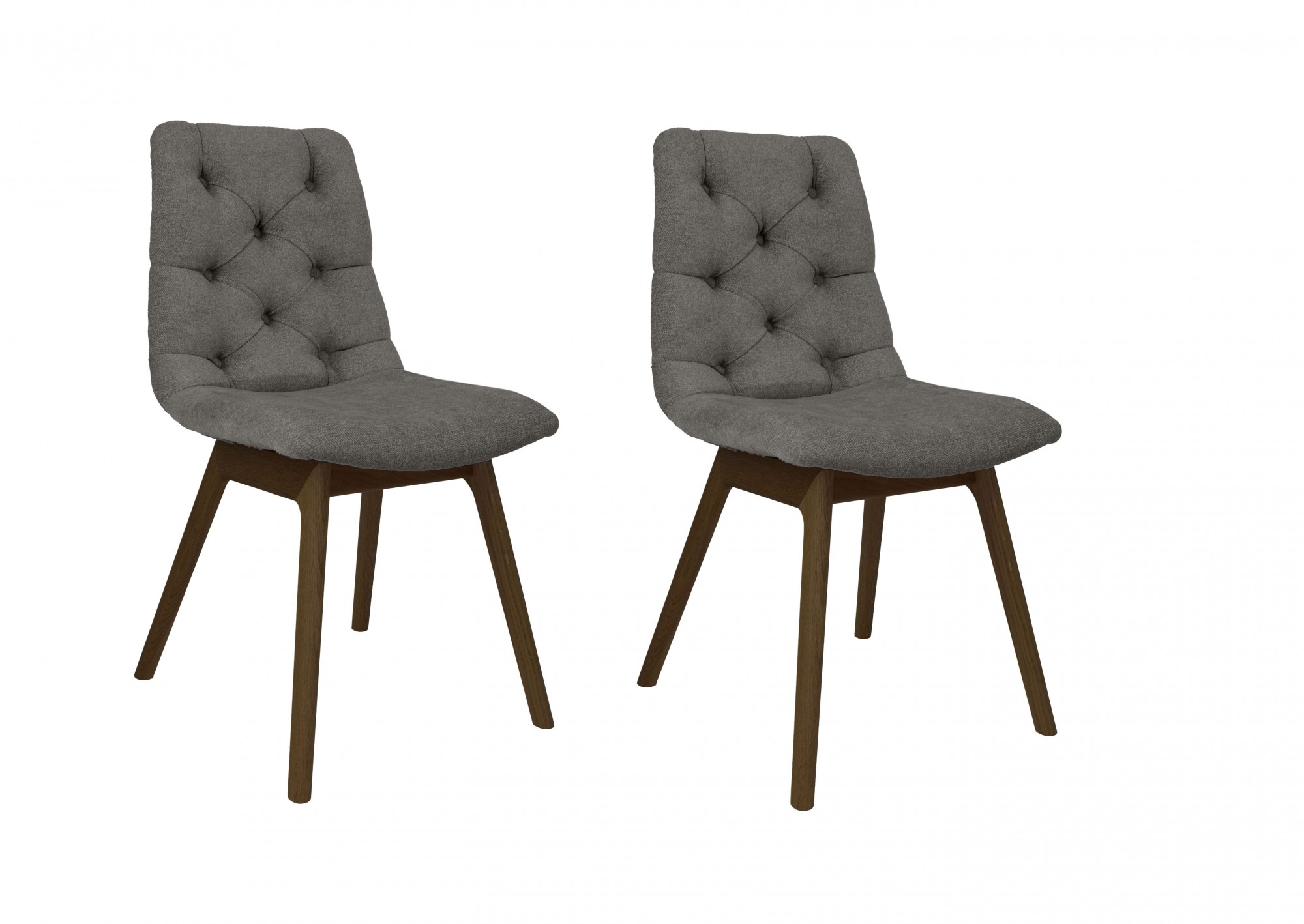andas Esszimmerstuhl "Ramon", (Set), 2 St., Chenille, mit Massivholzbeinen, günstig online kaufen